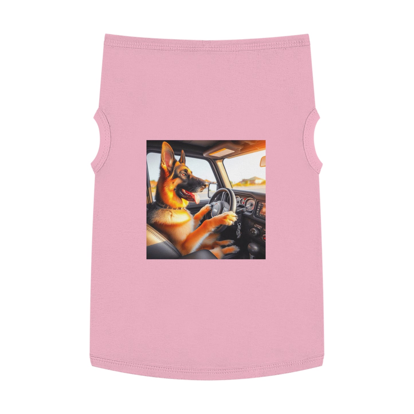 Pet Tank Top German Shepherd Pets Printify XL Pink 