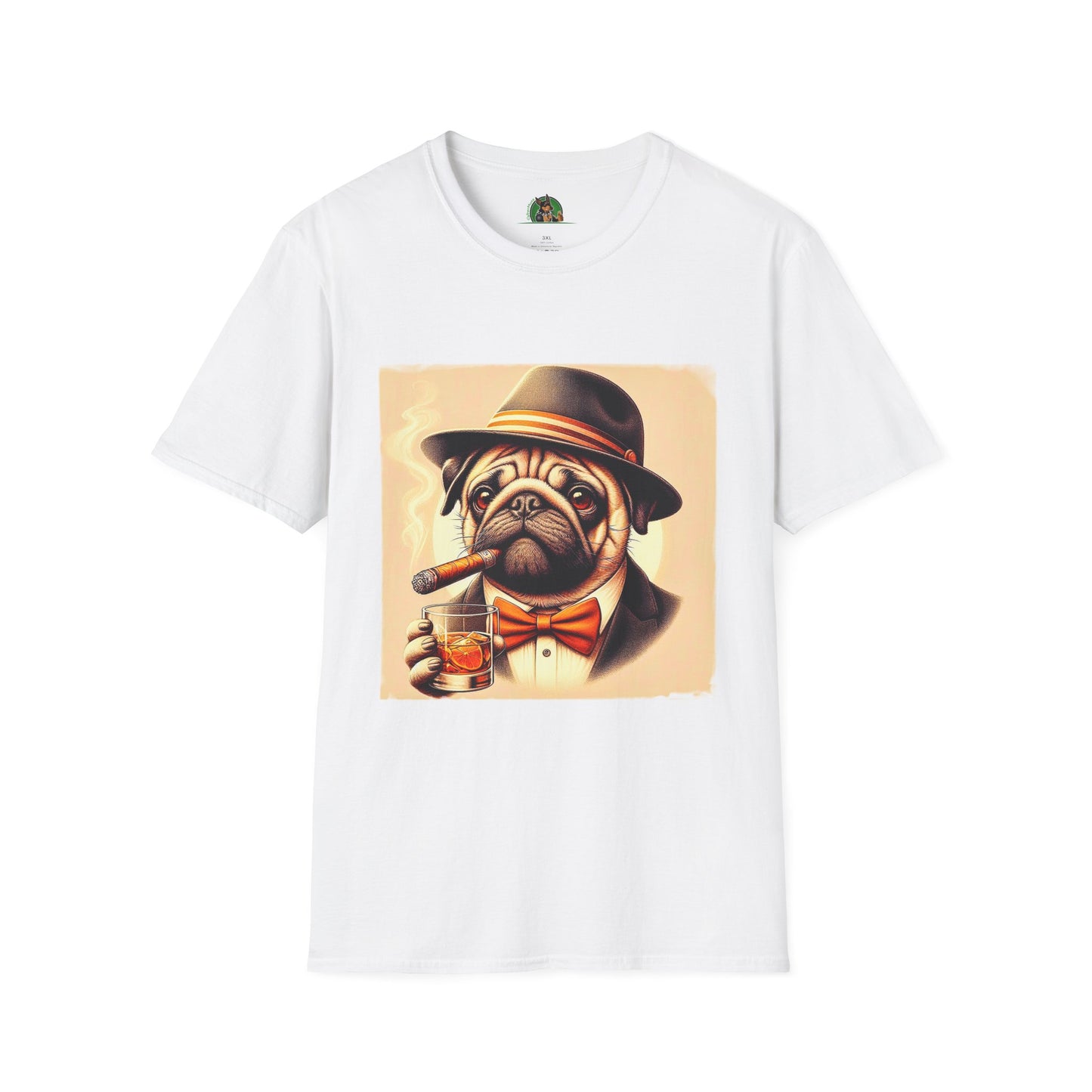 Pugs T-Shirt Printify XS White 