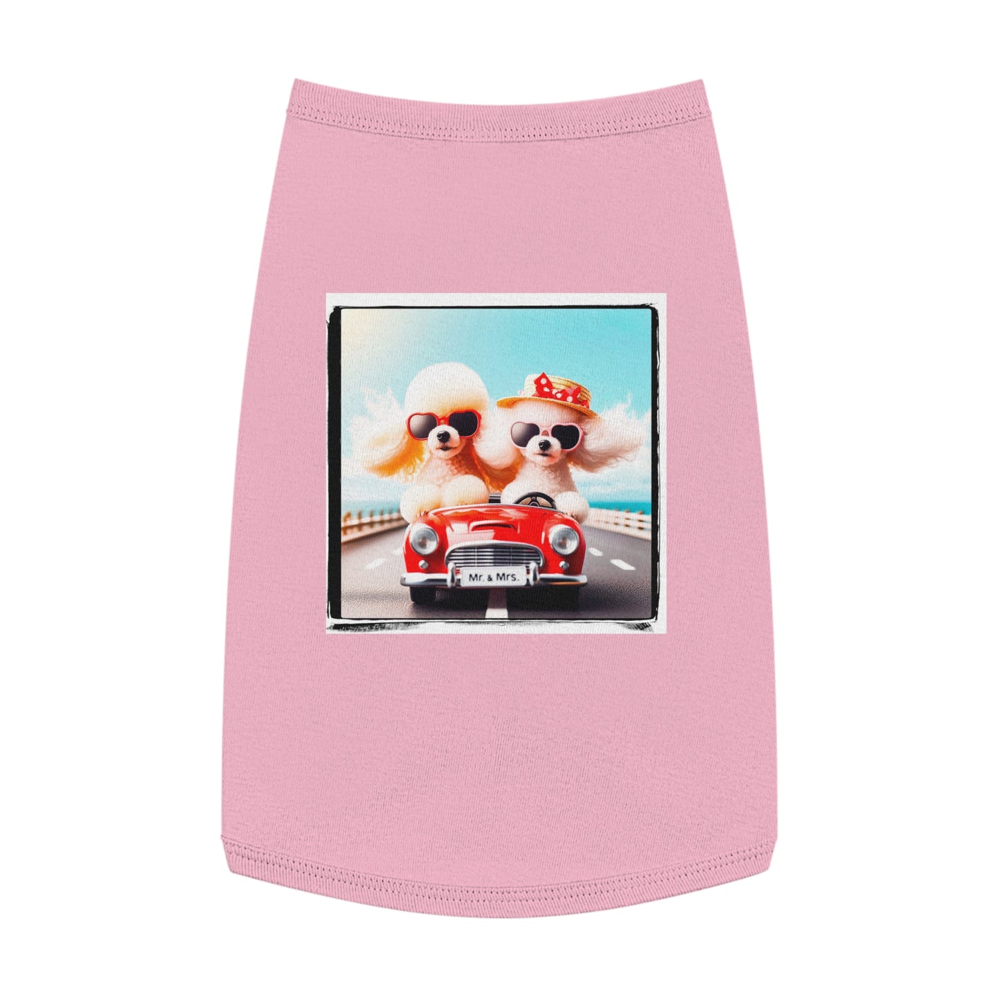 Wacky Pet Tank Top Poodle Pets Printify L Pink 