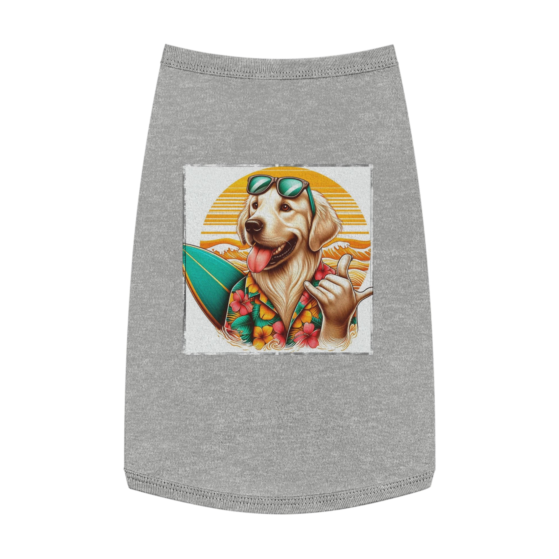 Golden Retriever pet tank top Pets Printify   