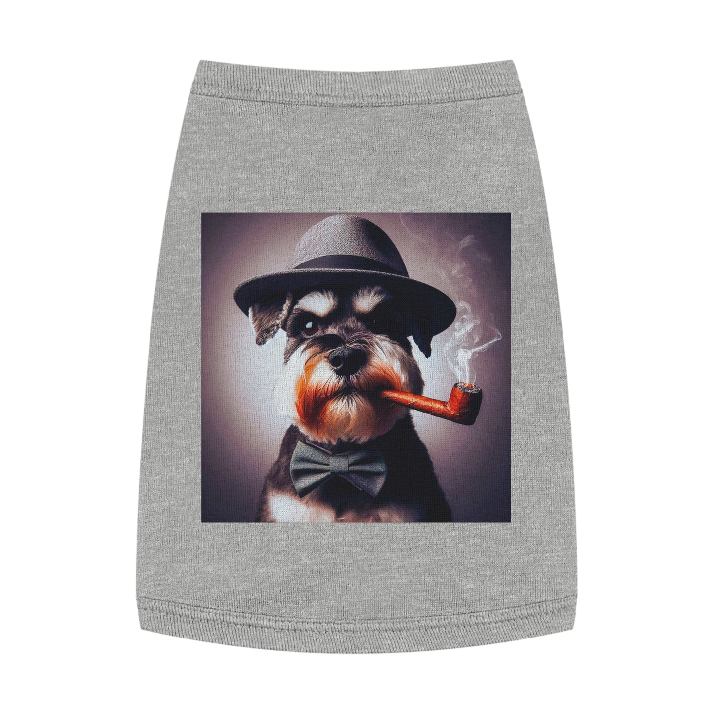 Pet Tank Top Miniature Schnauzer Pets Printify M Heather 