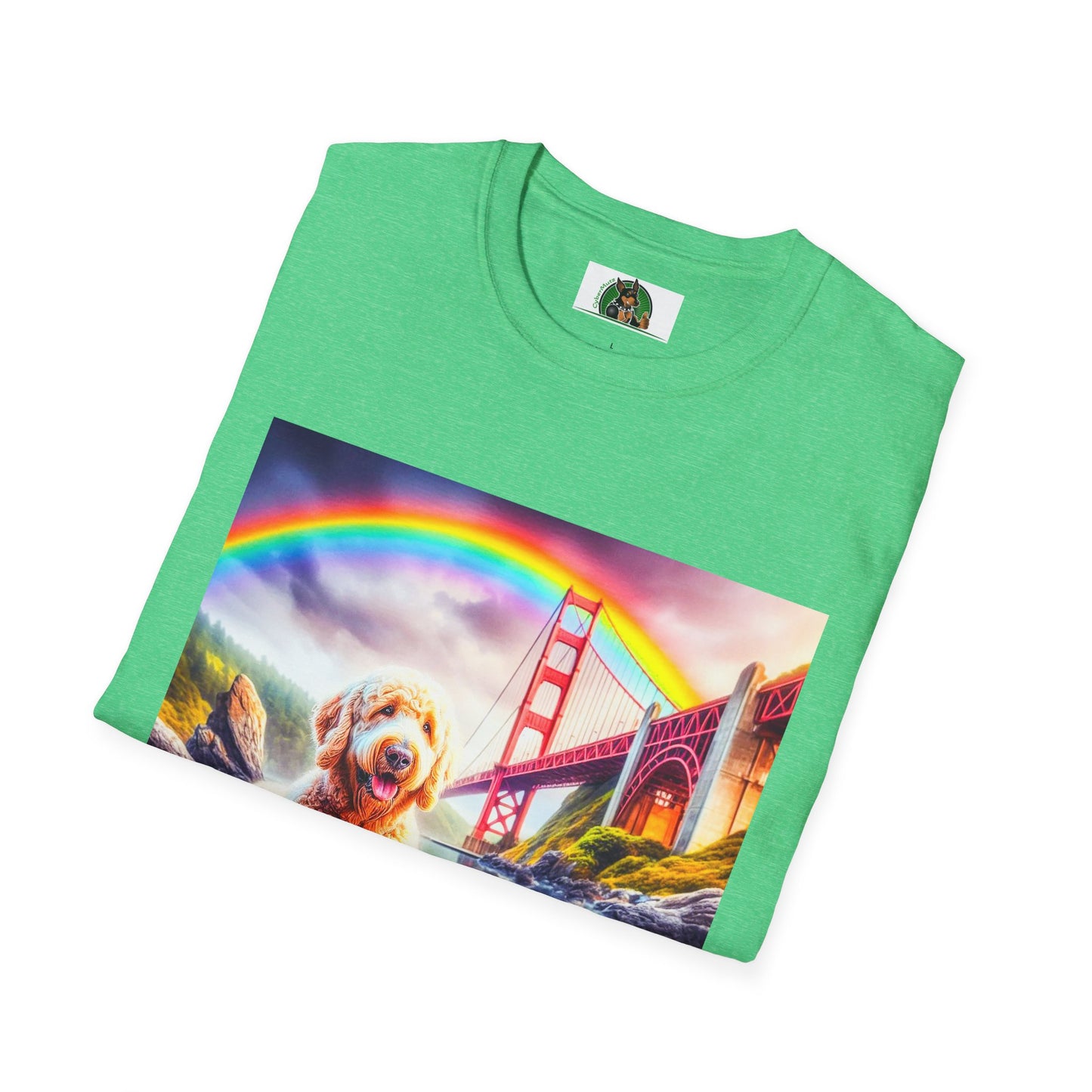 Golden Doodle pretty lake t shirt