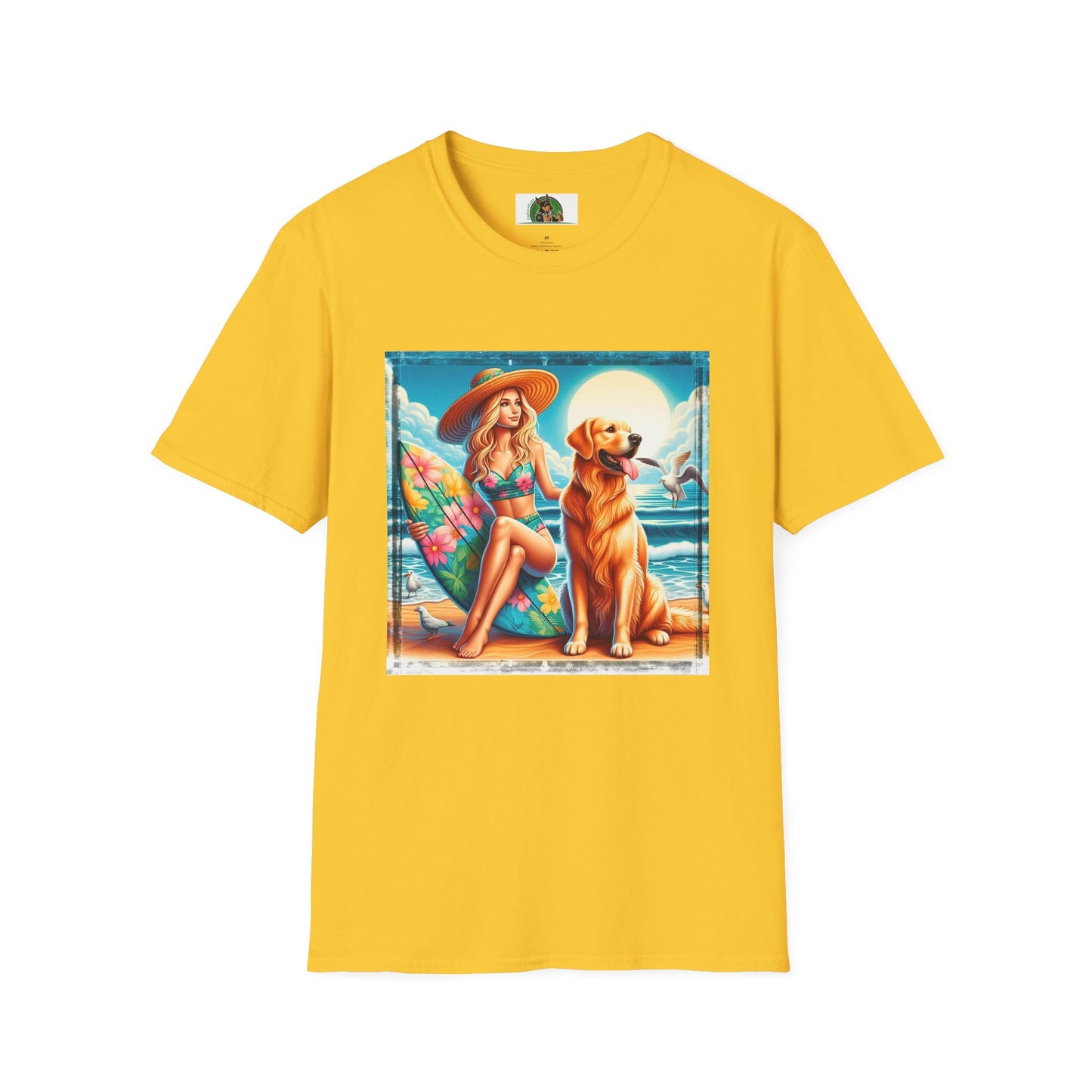 Golden Retriever T-Shirt Printify S Daisy