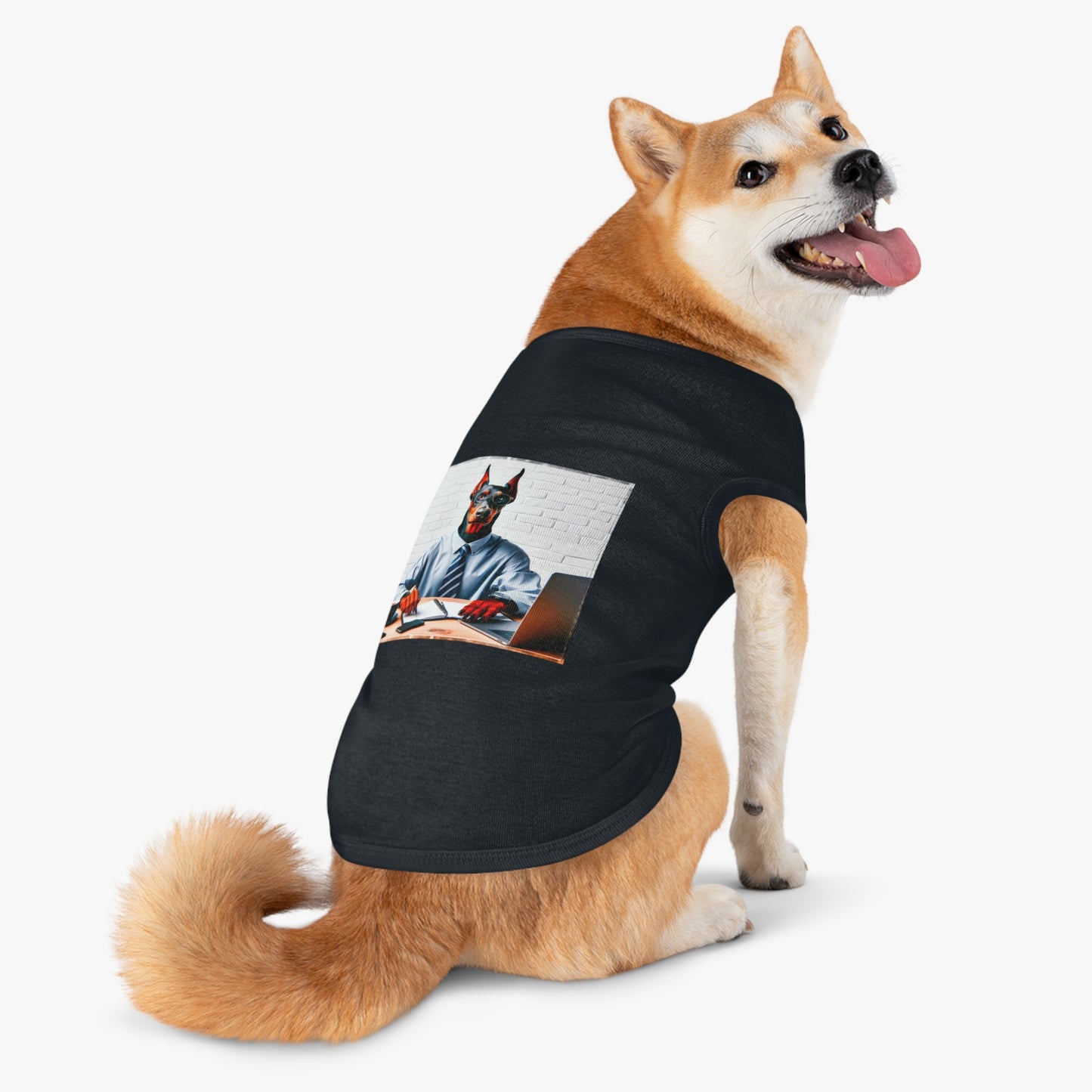 Pet Tank Top Doberman working man t shirt