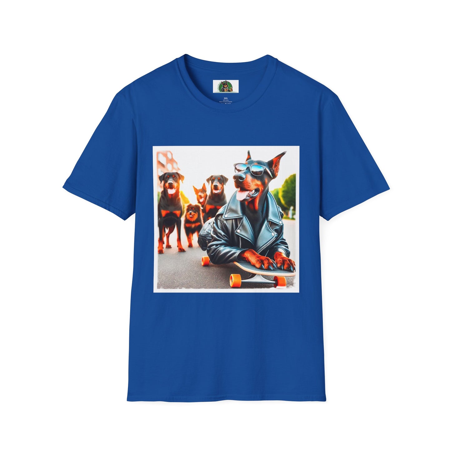 Doberman T-Shirt Printify XS Royal