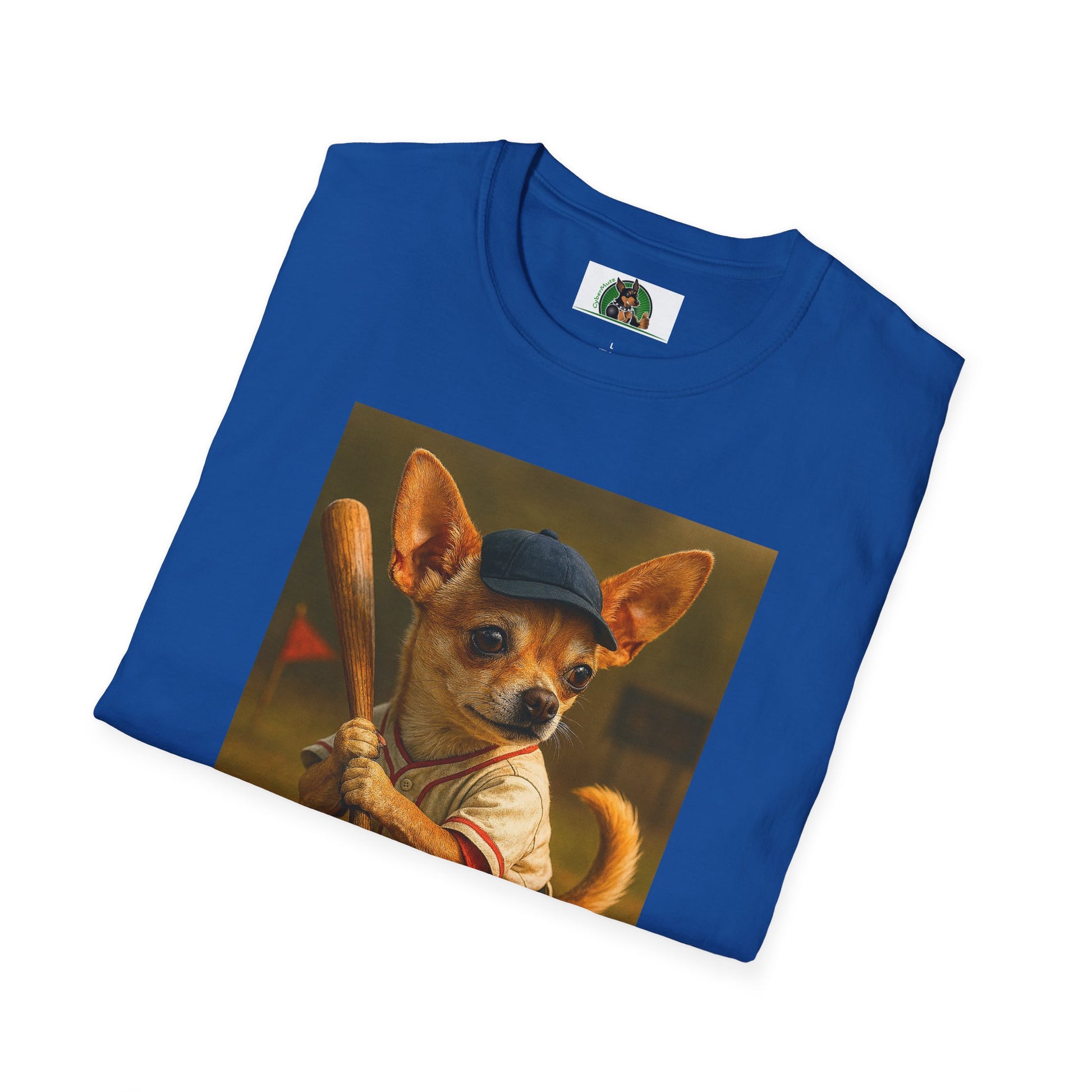 Chihuahua Baseball T-Shirt Sports T-Shirt Printify
