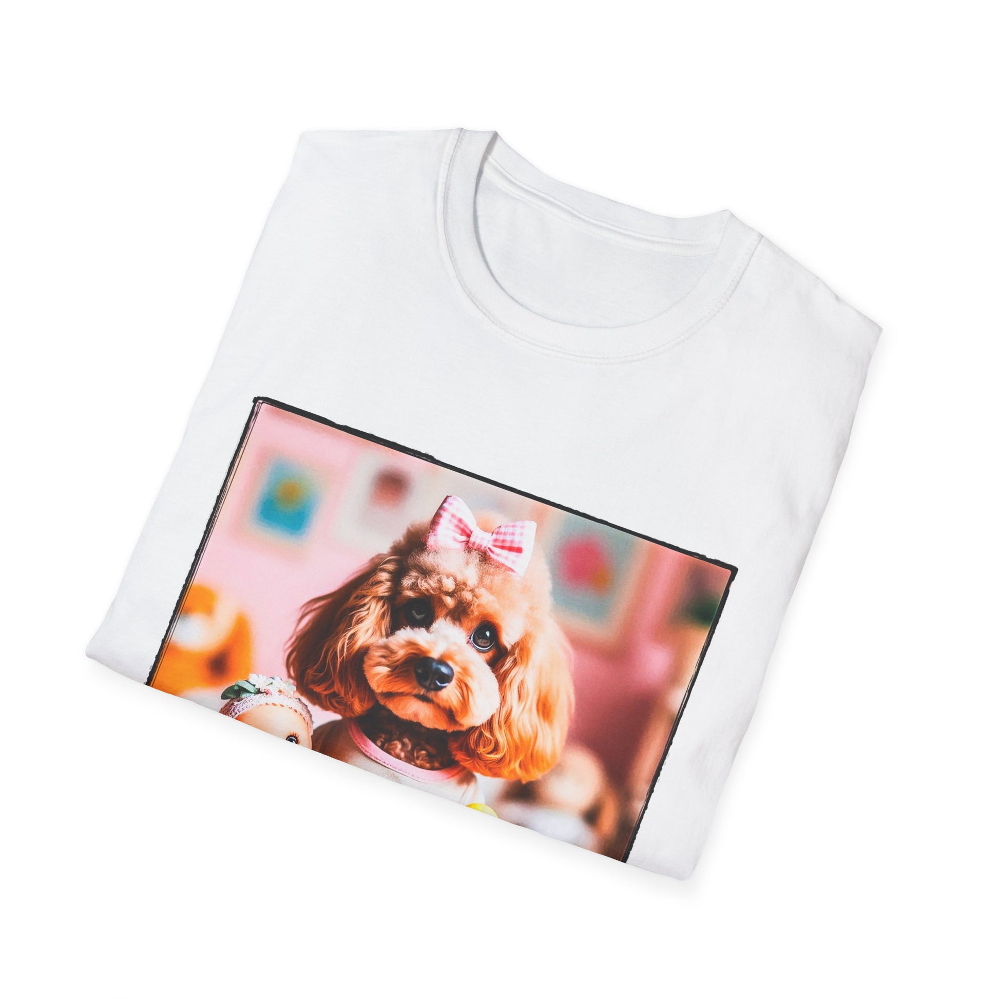 CockerPoo babydoll t shirt T-Shirt Printify