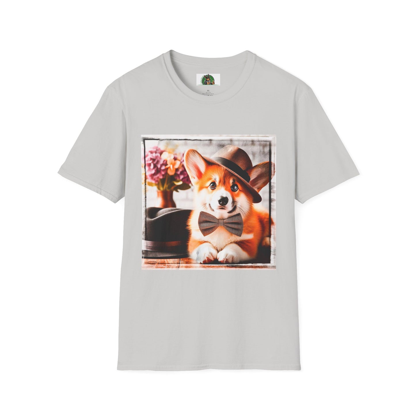 Pembroke Welsh Corgi T-Shirt Printify S Ice Grey