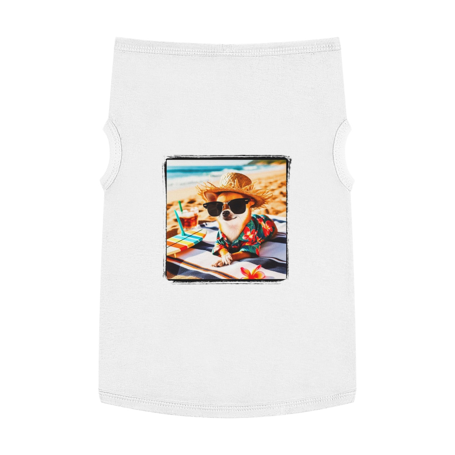 Pet Tank Top Chihuahua Pets Printify XL White