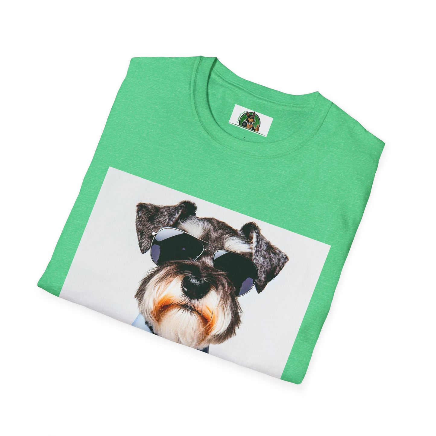 Schnauzer T-Shirt with Miniature Schnauzer Design T-Shirt Printify   