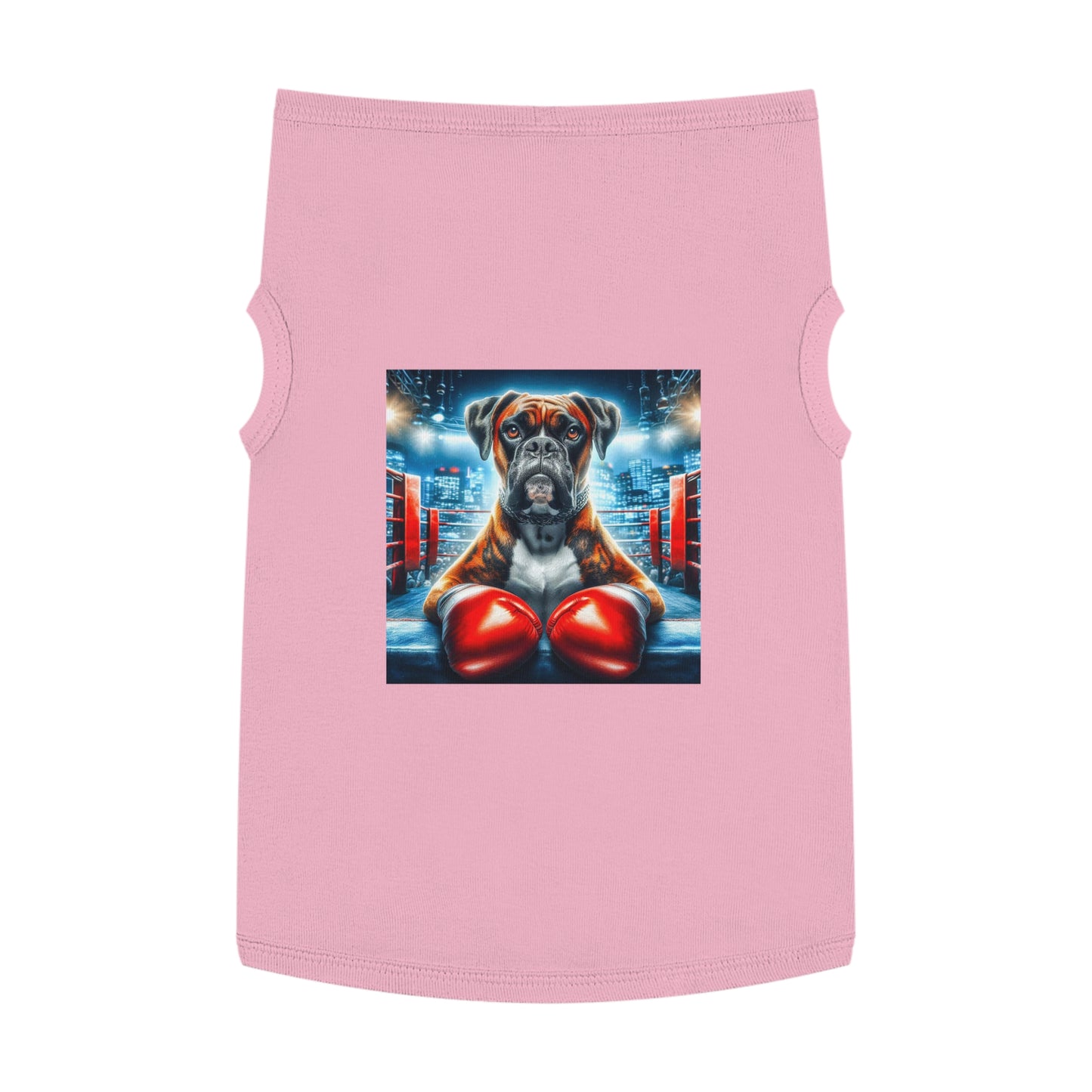 Pet Tank Top Boxer Pets Printify XL Pink 