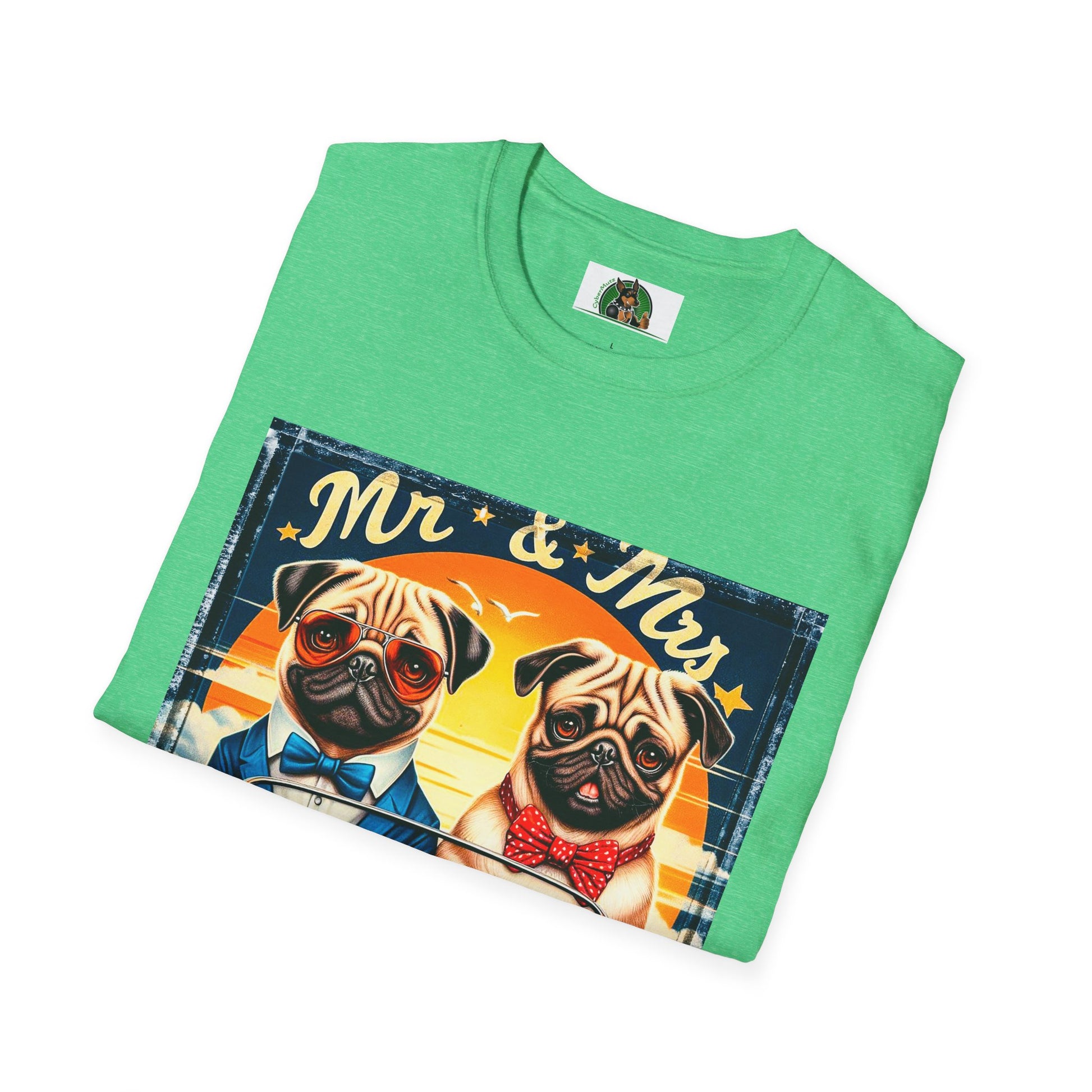 Wacky Pugs T-Shirt Printify   