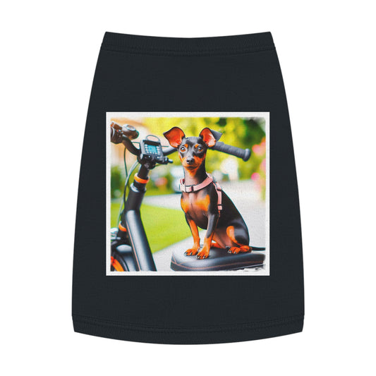 Dog Tank Top - Min Pin Tank Tops Pets Printify   