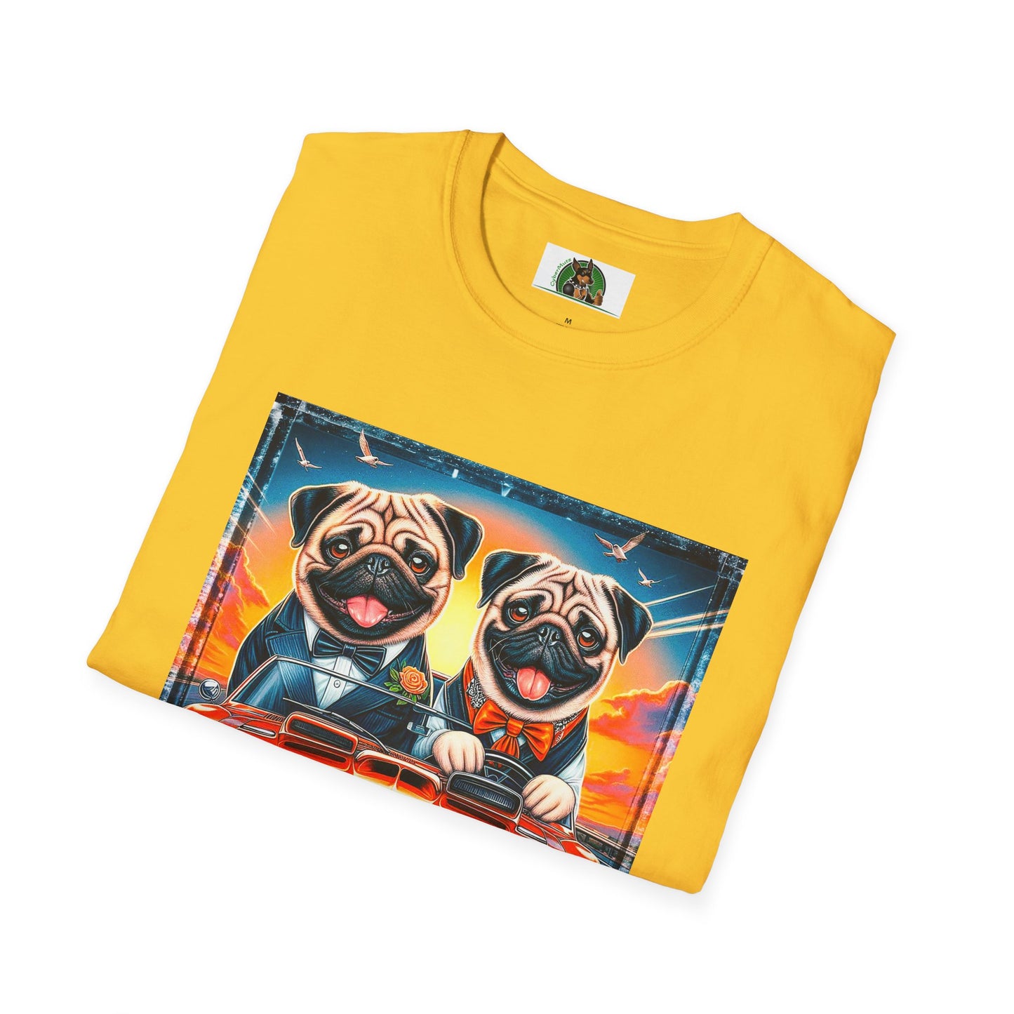 Wacky Pugs T-Shirt Printify   