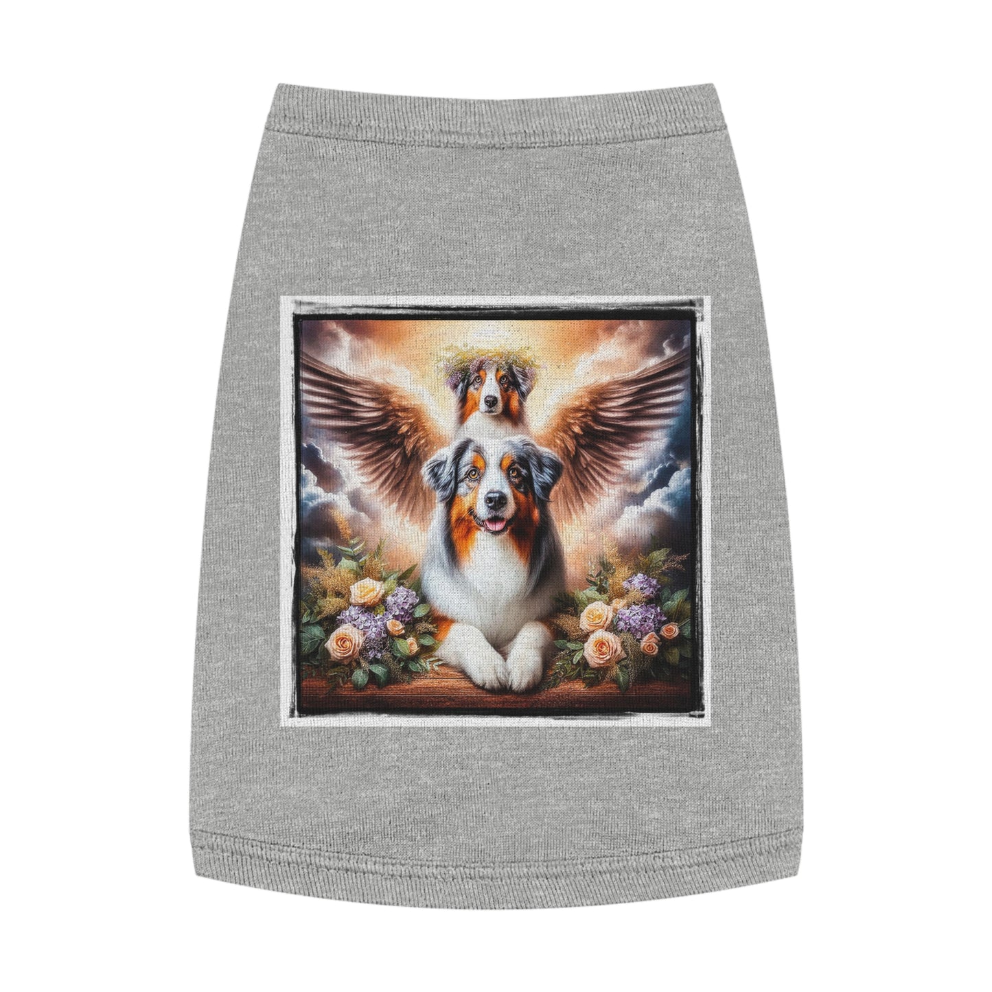 Pet Tank Top Australian Shepherd Pets Printify M Heather 