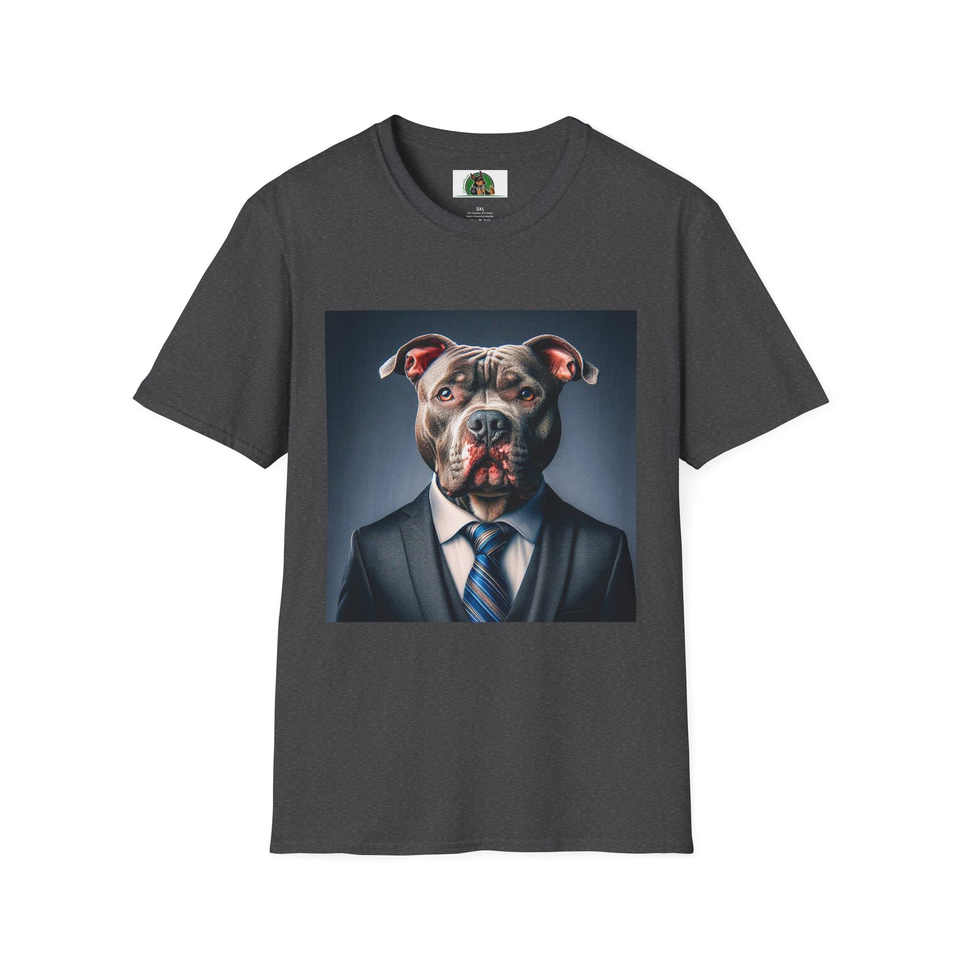 Pit Bull T-Shirt Printify XS Dark Heather