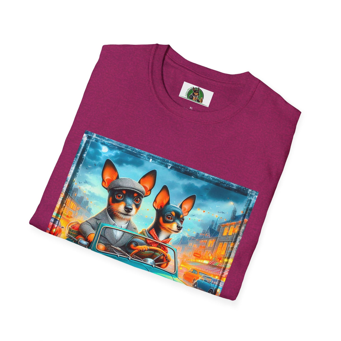 Wacky Rat Terrier T-Shirt T-Shirt Printify   