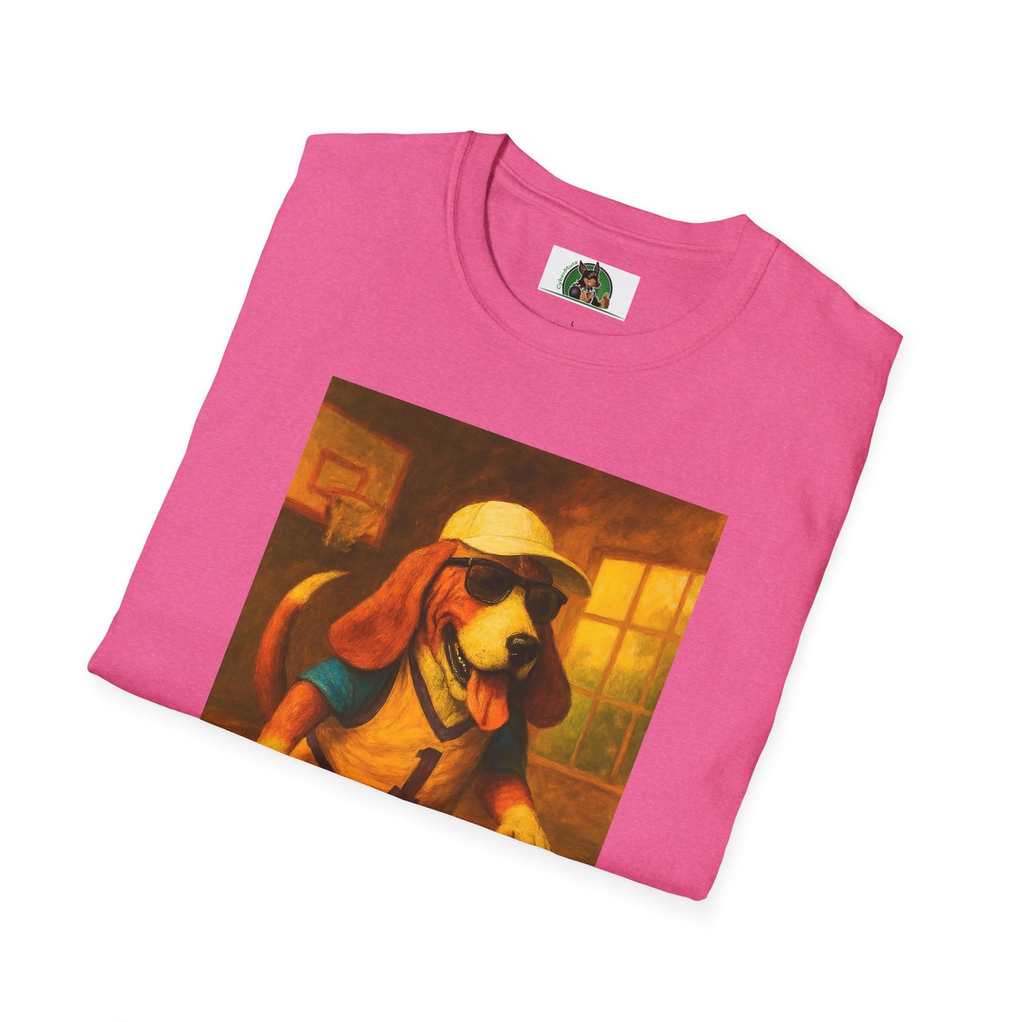 Sports Basketball Bassett Hound T-Shirt