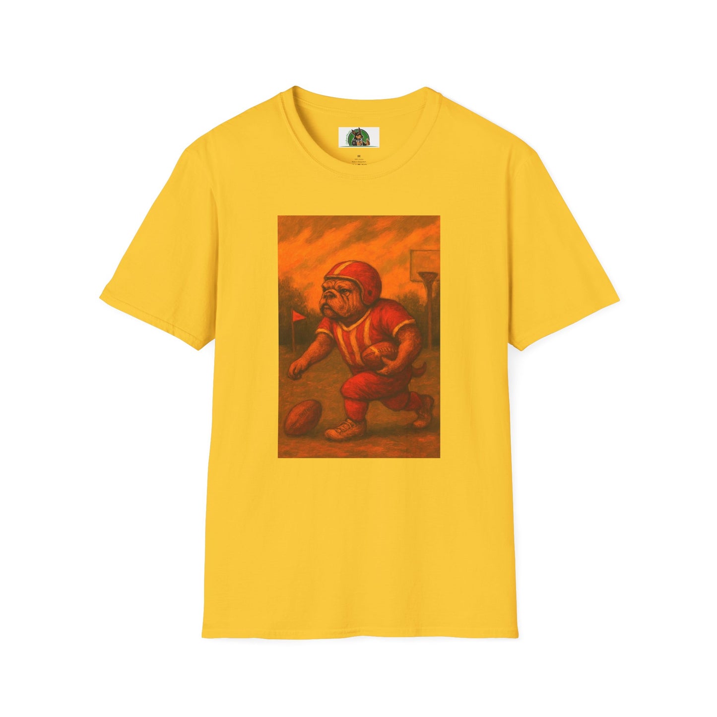 Bulldog Sports Football T-Shirt T-Shirt Printify Daisy S