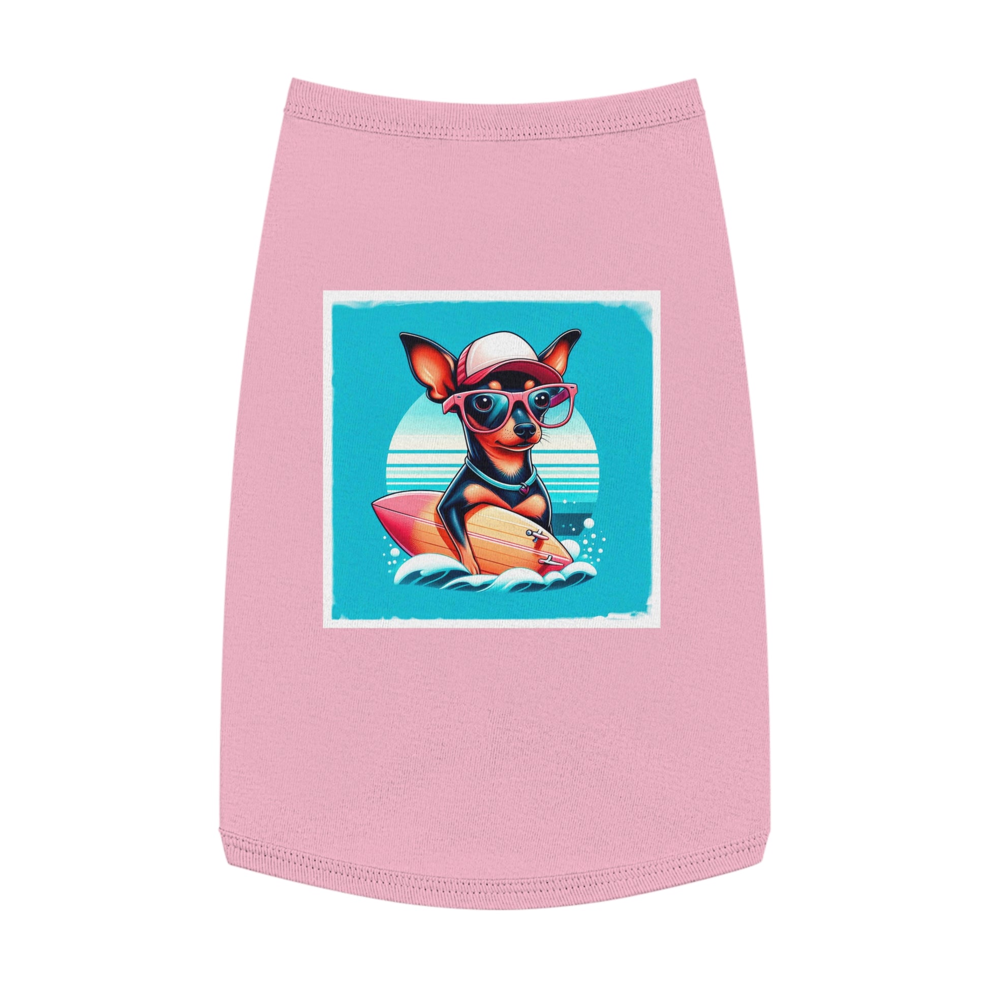 Dog Tank Top - Min Pin Tank Tops Pets Printify   