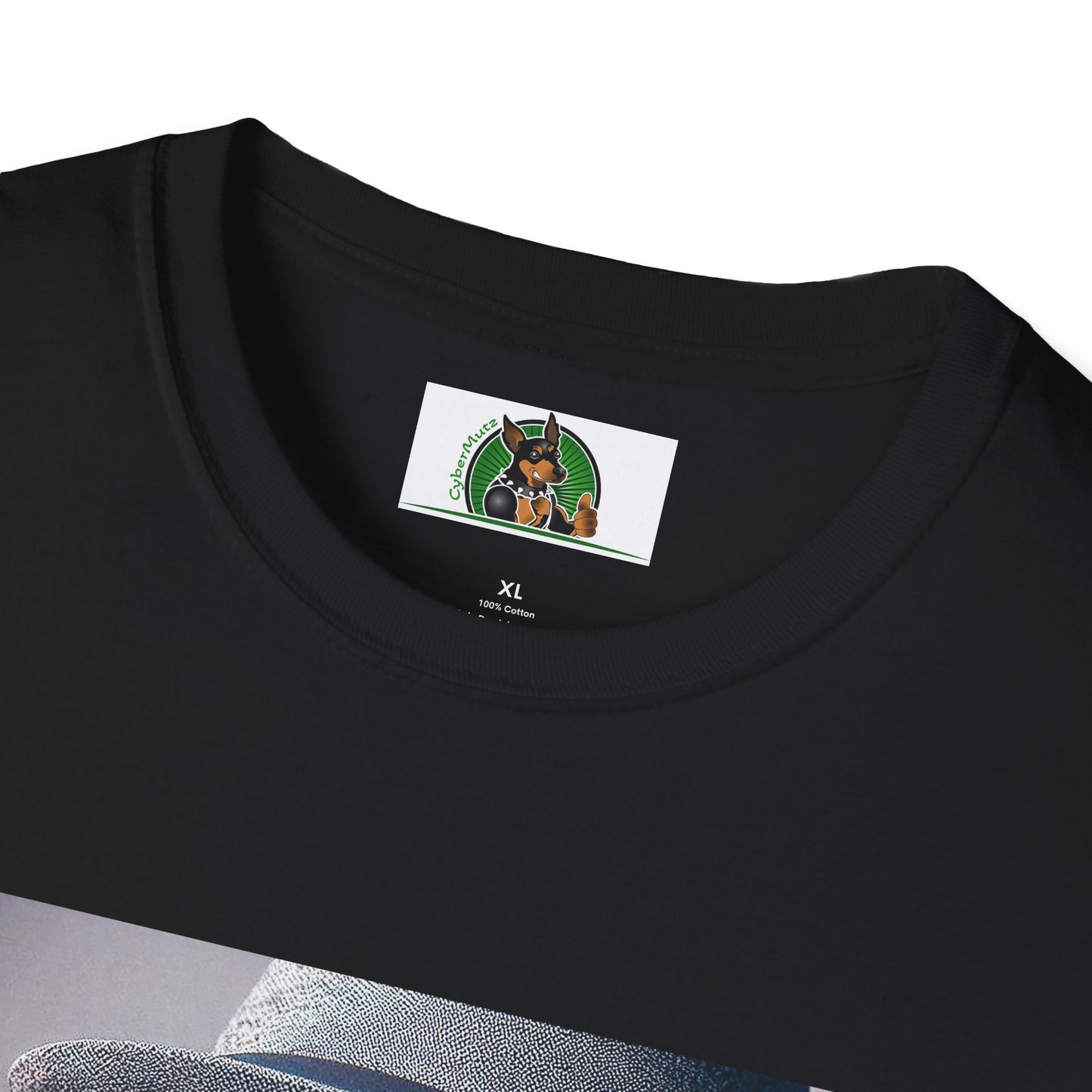 Pit Bull hat and bow tie shirt T-Shirt Printify
