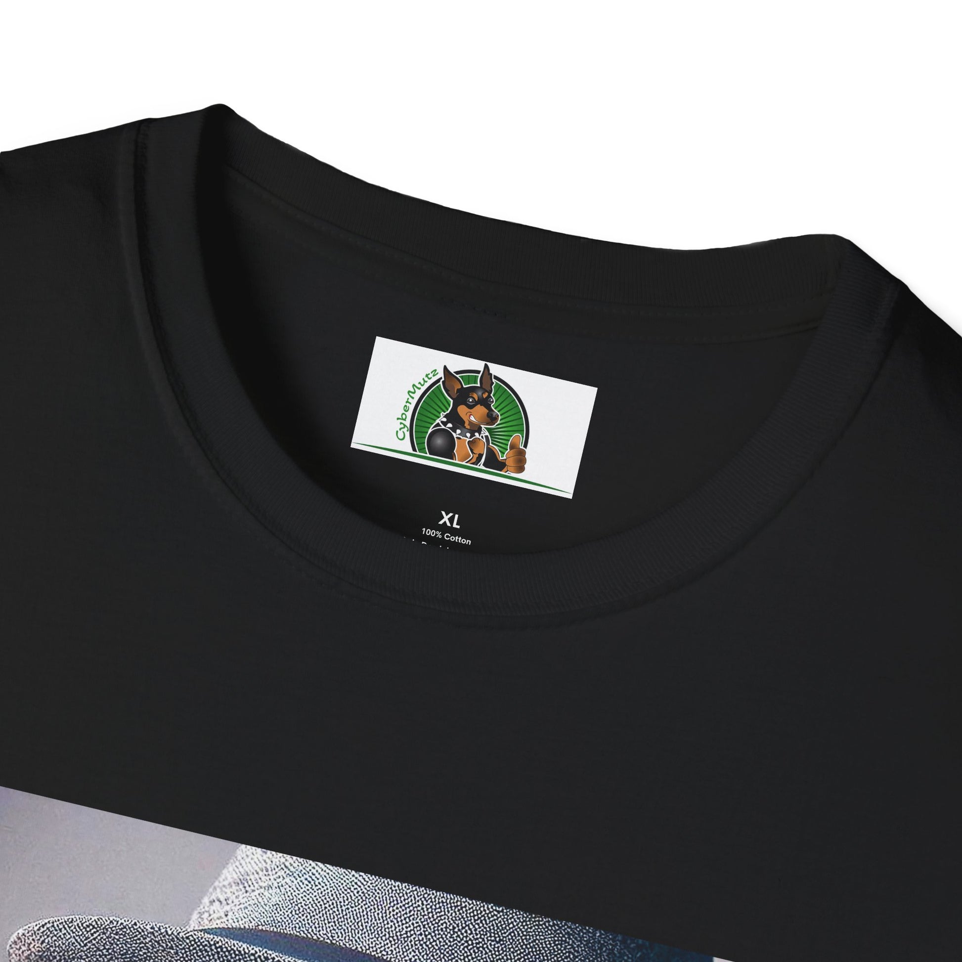 Pit Bull hat and bow tie shirt T-Shirt Printify
