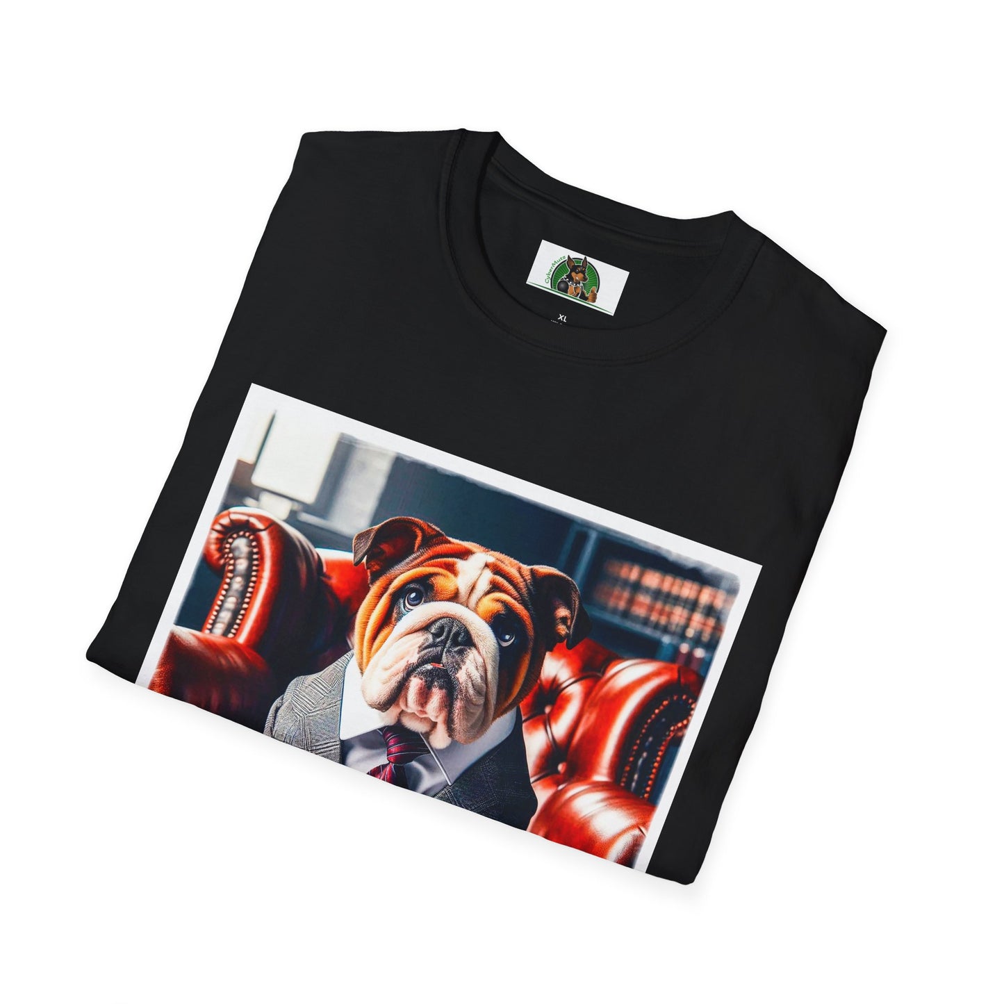 Bulldog T-Shirt Printify