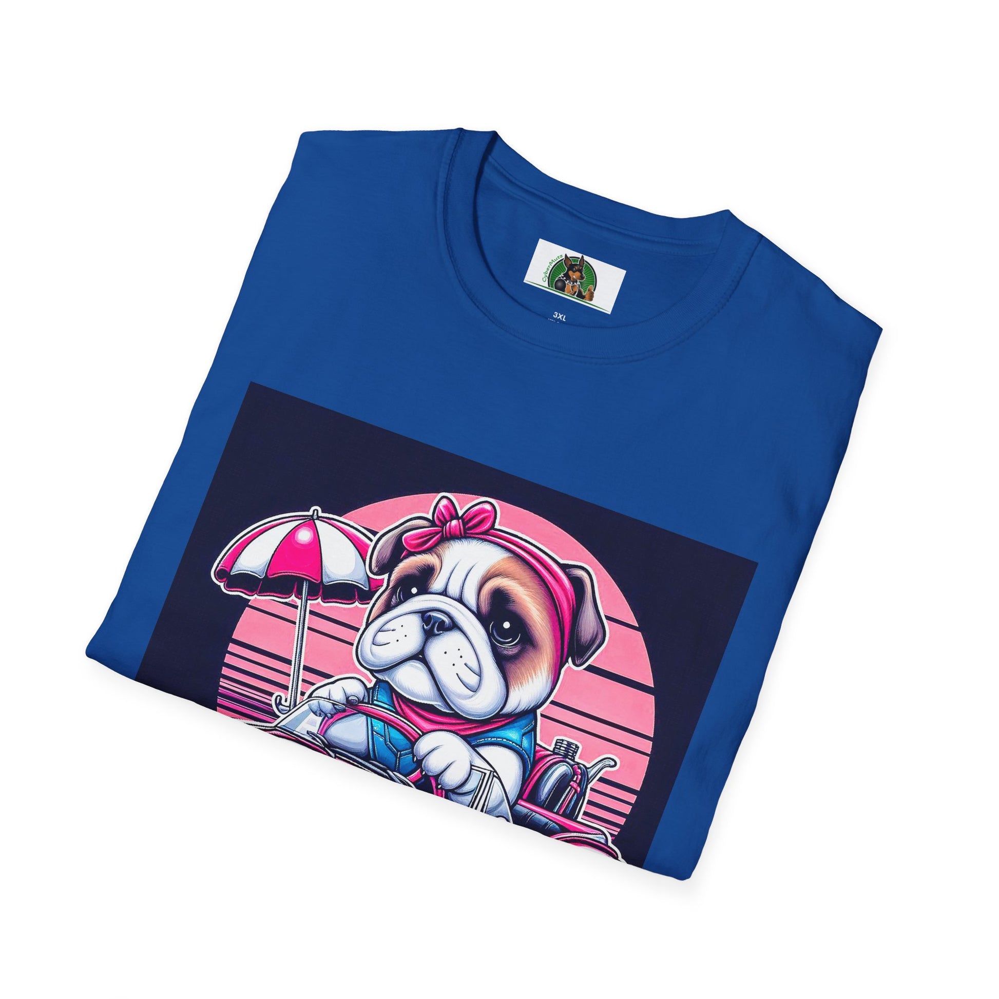 Wacky Bulldog T-Shirt Printify