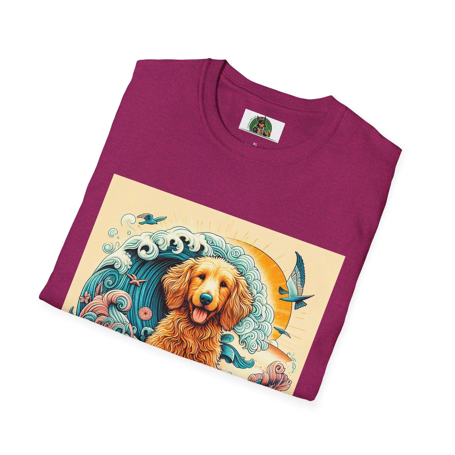Golden Doodle surfing fun shirt
