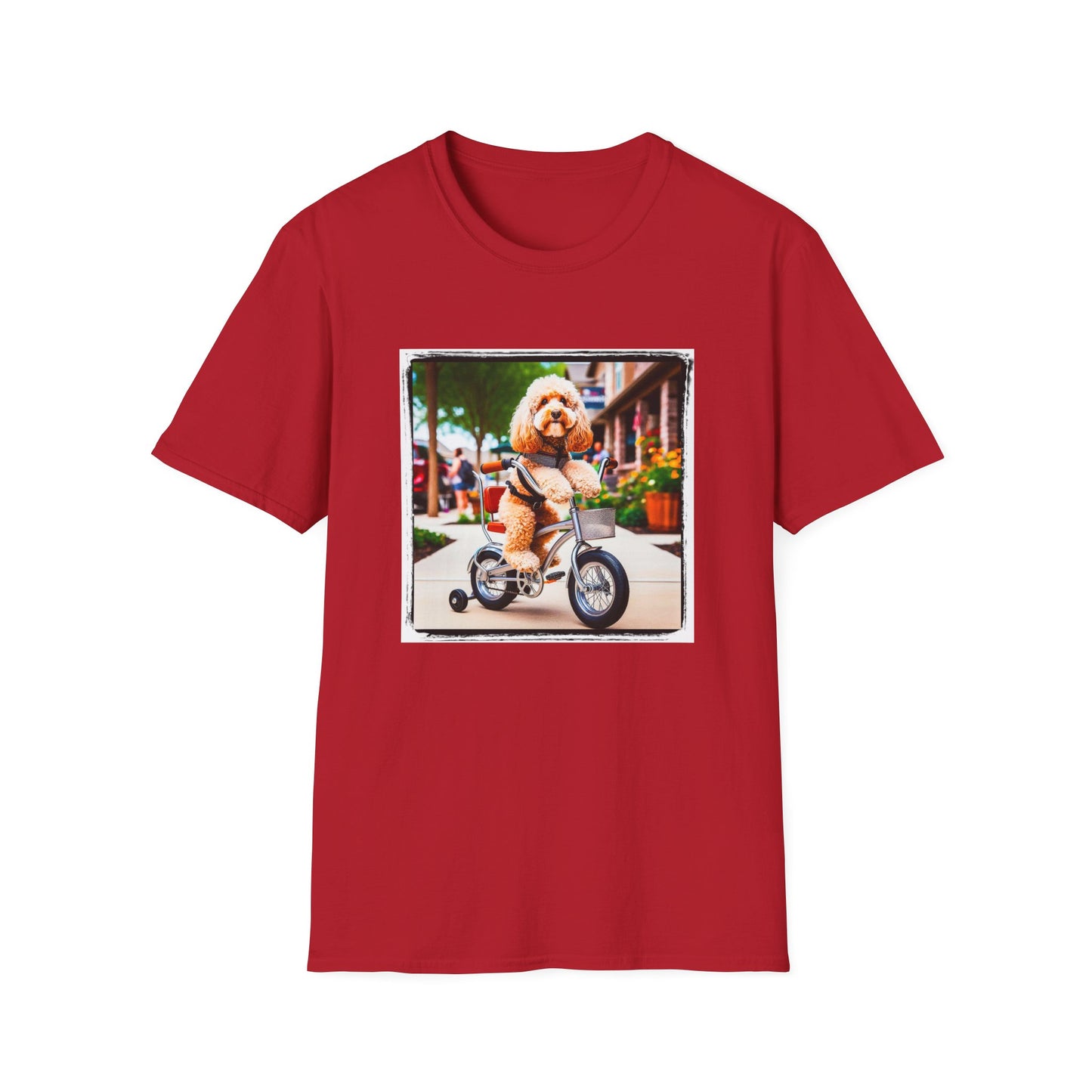 CockerPoo T-Shirt Printify S Cherry Red