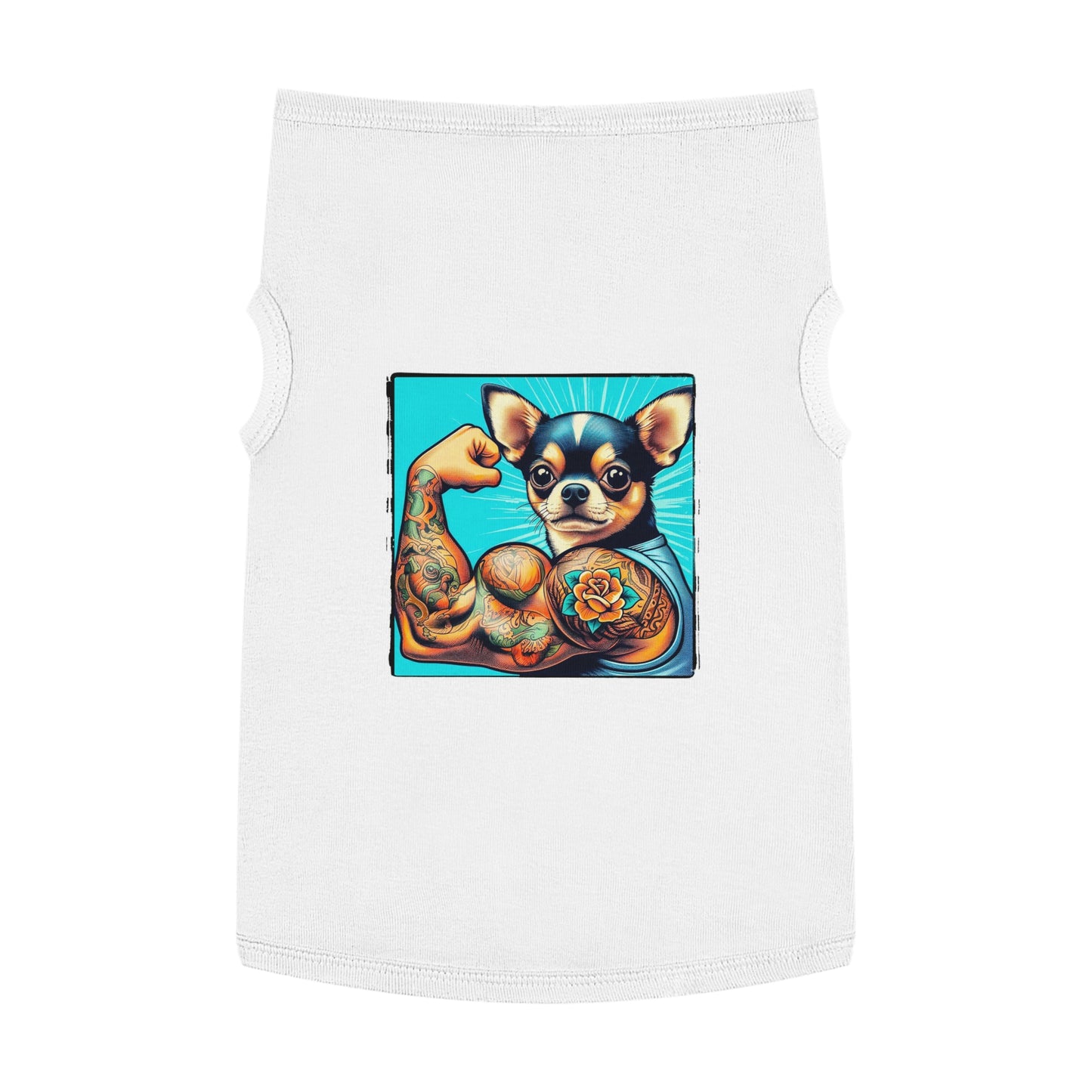 Pet Tank Top Chihuahua Pets Printify XL White