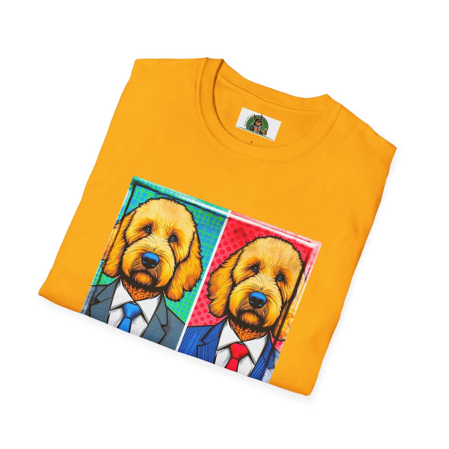 Golden Doodle colors businessmen