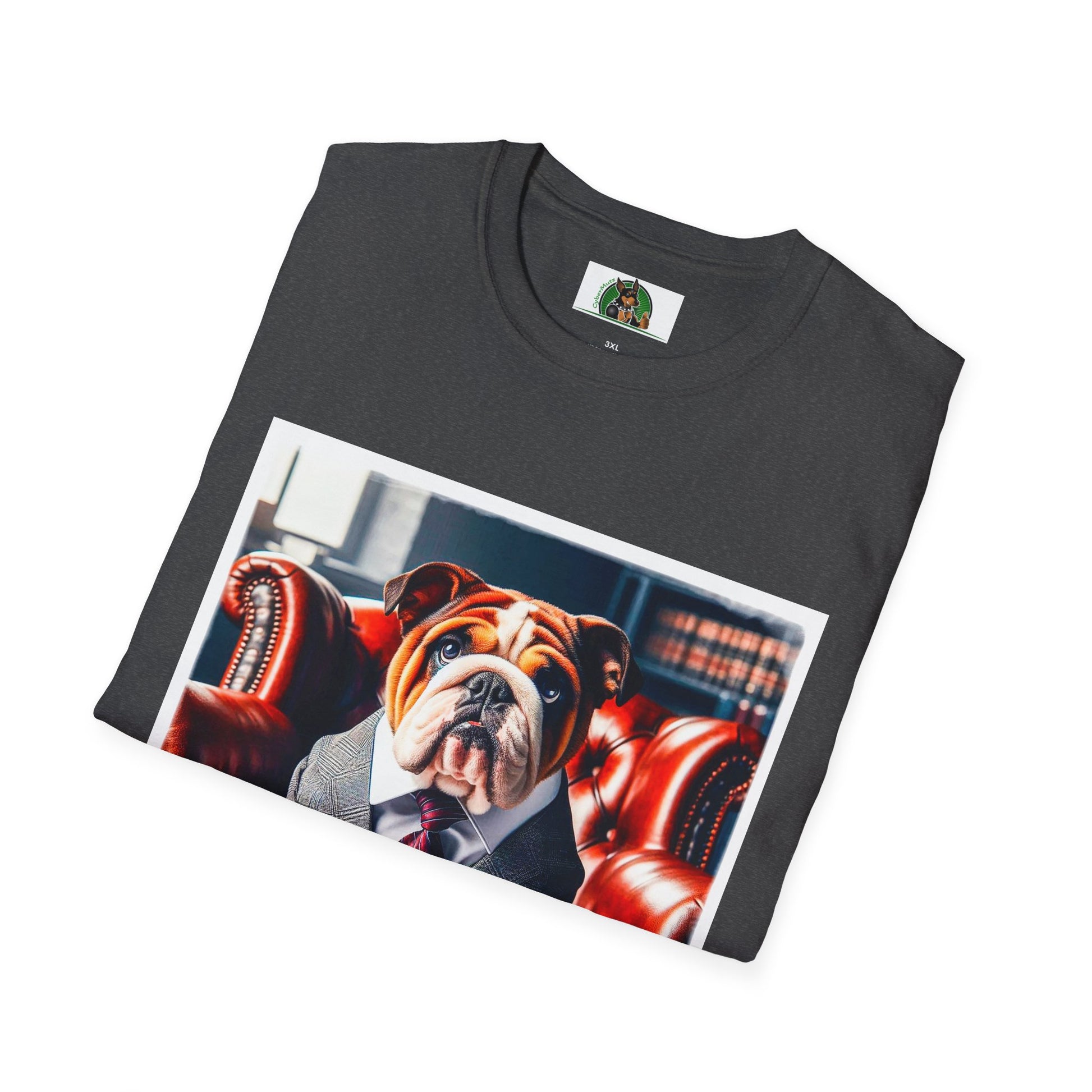 Bulldog T-Shirt Printify