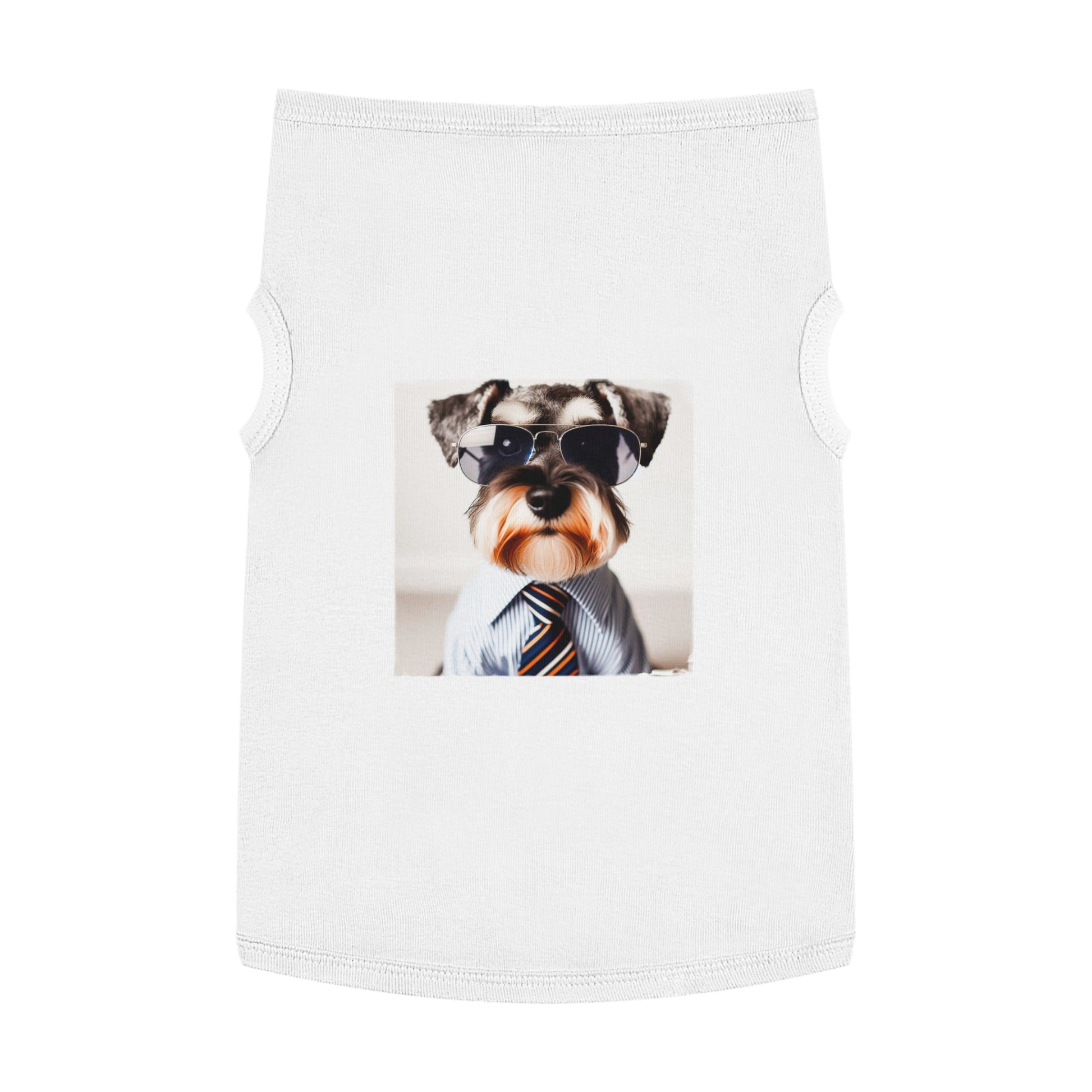 Pet Tank Top Miniature Schnauzer Pets Printify   