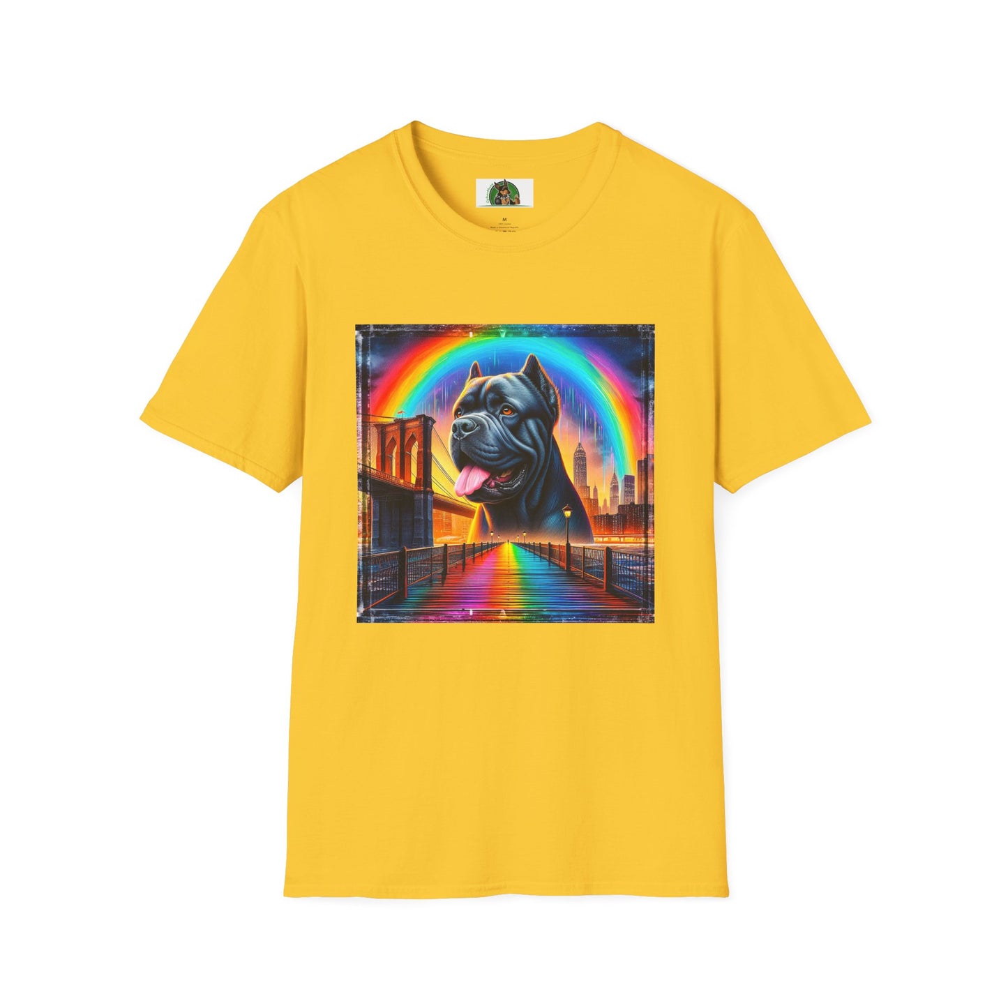 Cane Corso Rainbow Bridge TShirt T-Shirt Printify S Daisy