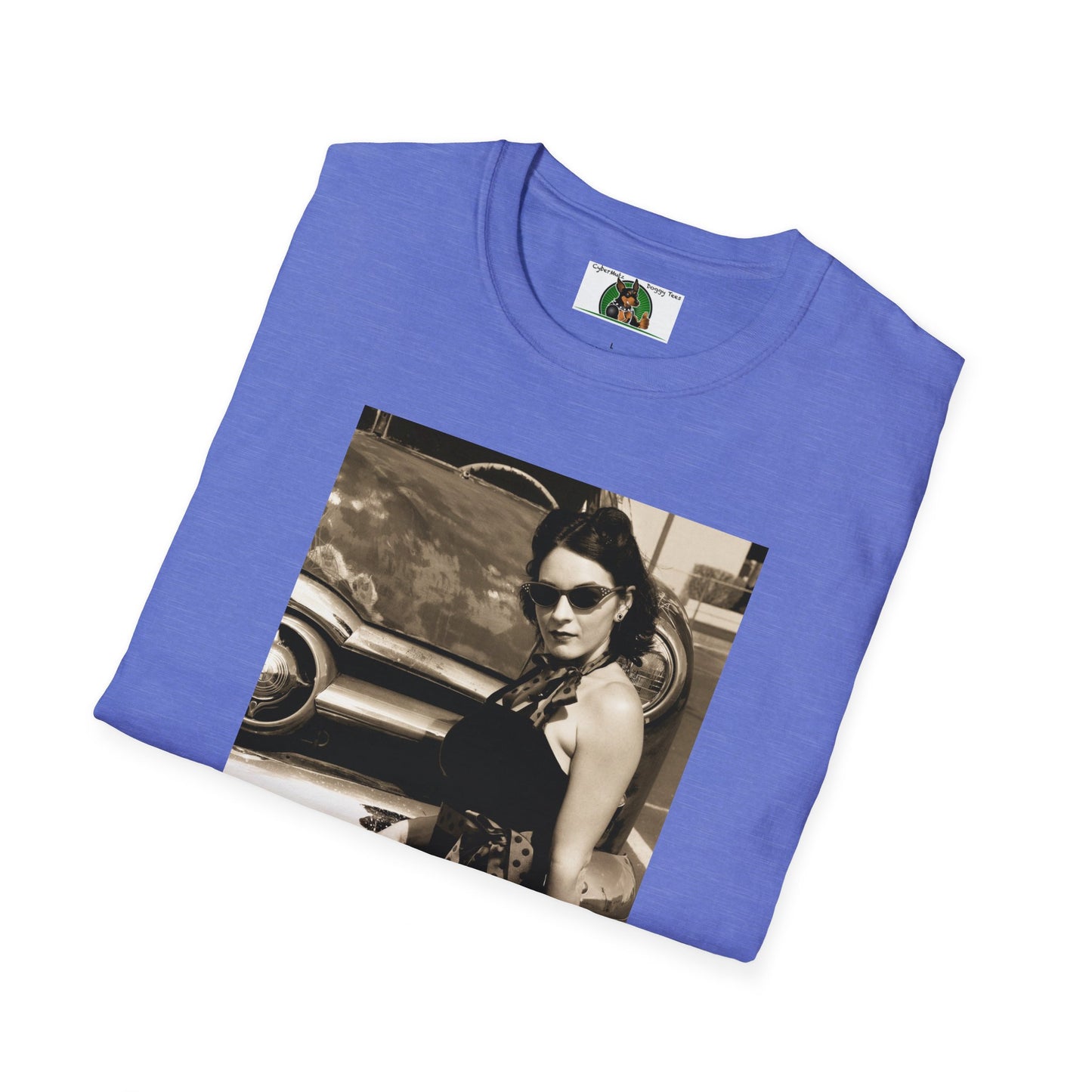 Mis·cel·la·ne·ous Rockabilly Girl T-Shirt Printify   