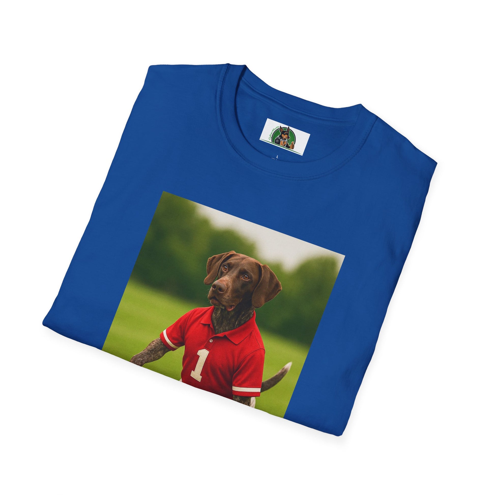 Golf Sports German Shorthair T-Shirt T-Shirt Printify