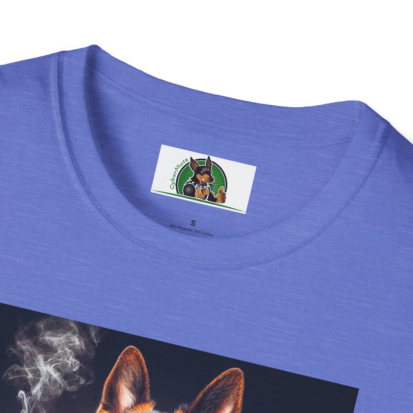 German Shepherd smoking shirt