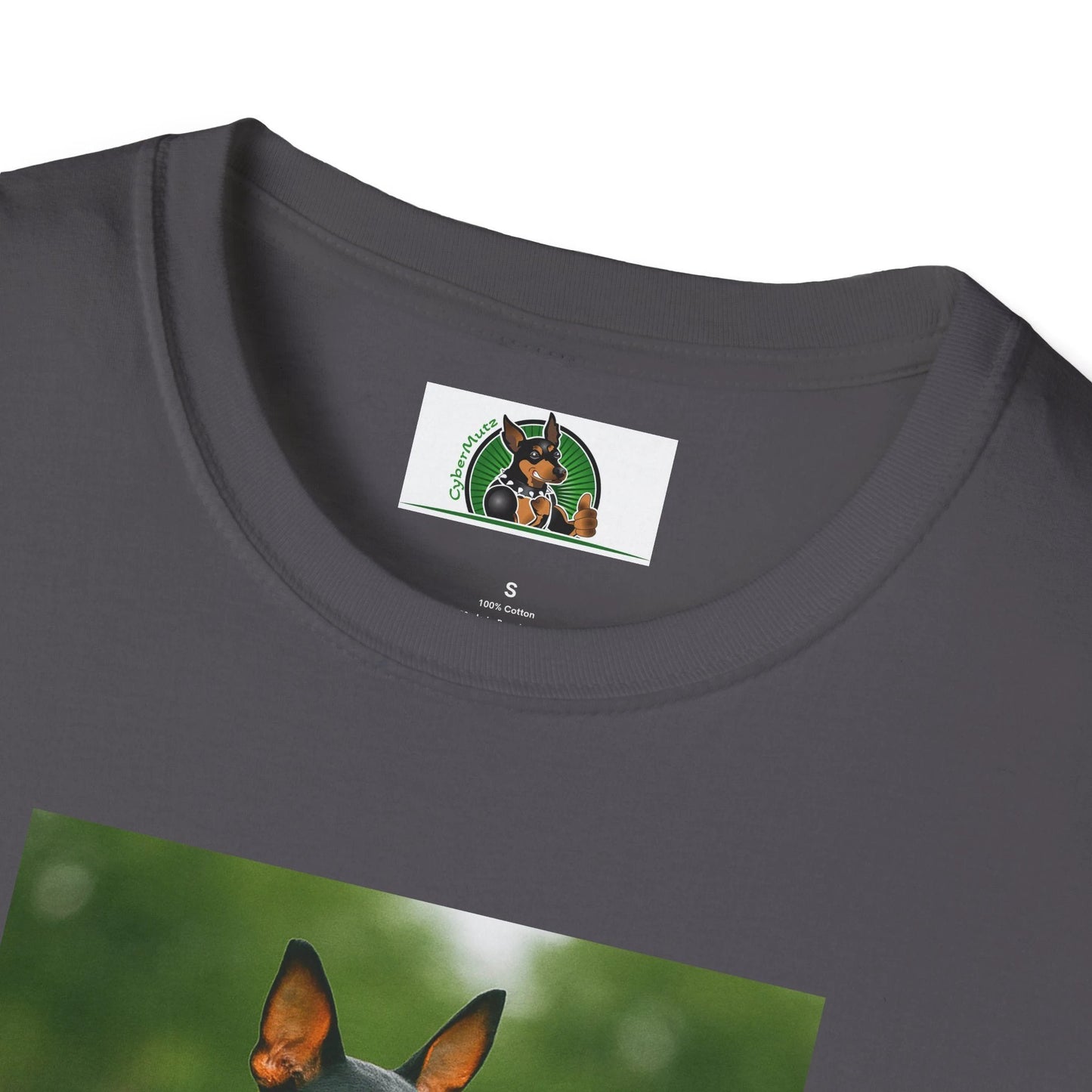 Miniature Pinscher 'Min Pin Golf Tee' T-Shirt — Sports Dog Lover Golf Shirt T-Shirt Printify