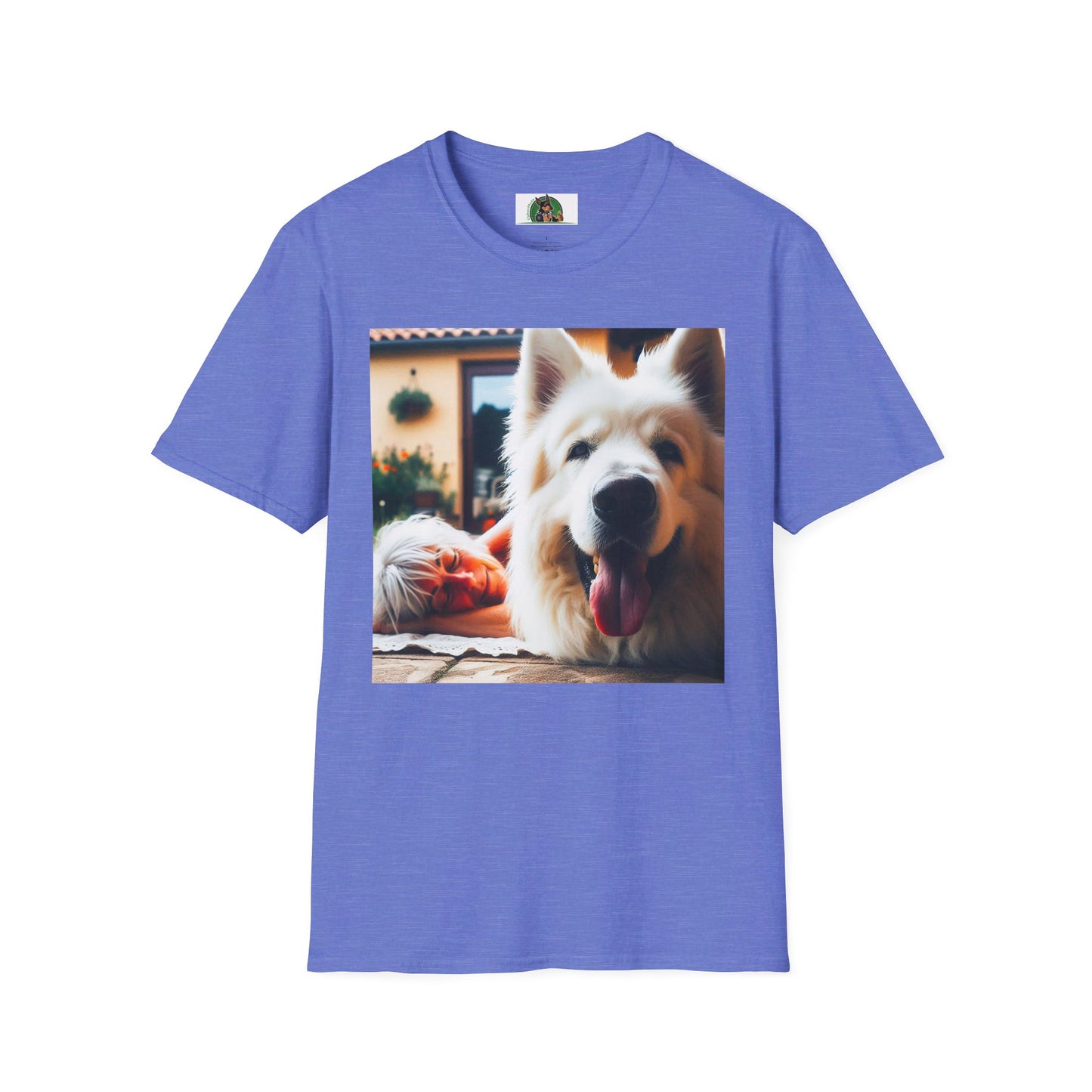 German Shepherd T-Shirt Printify Heather Royal S 