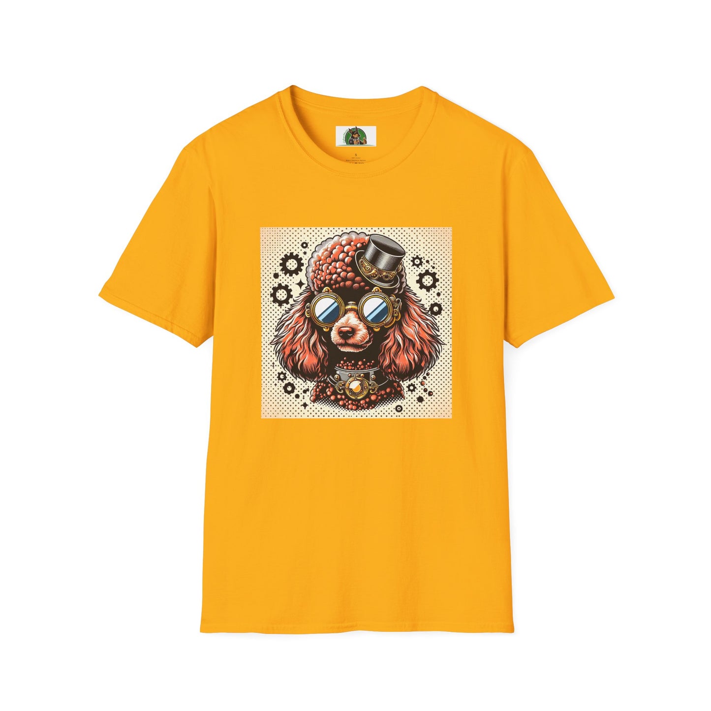 Poodle T-Shirt Printify S Gold