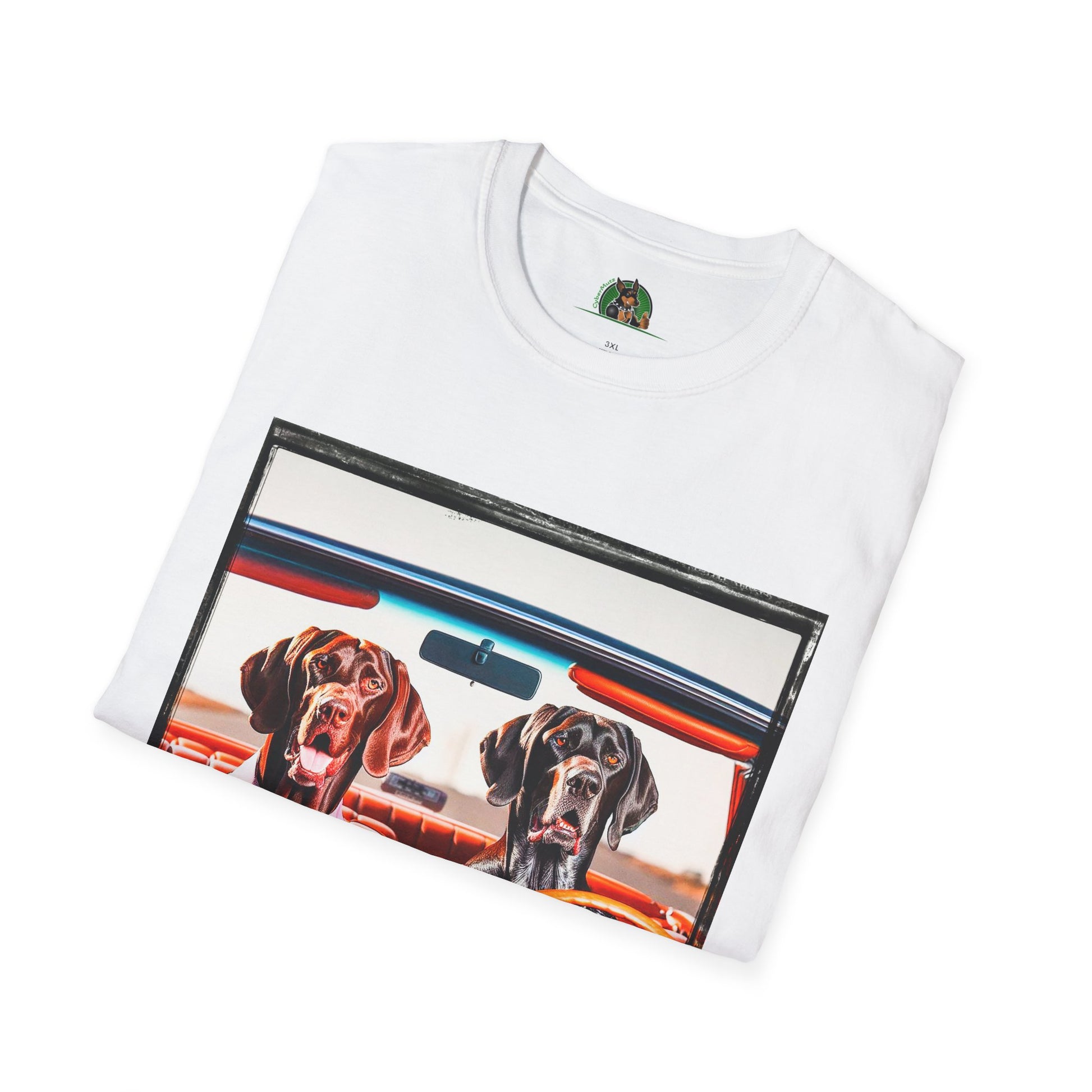 Wacky German Shorthaired Pointer T-Shirt Printify   