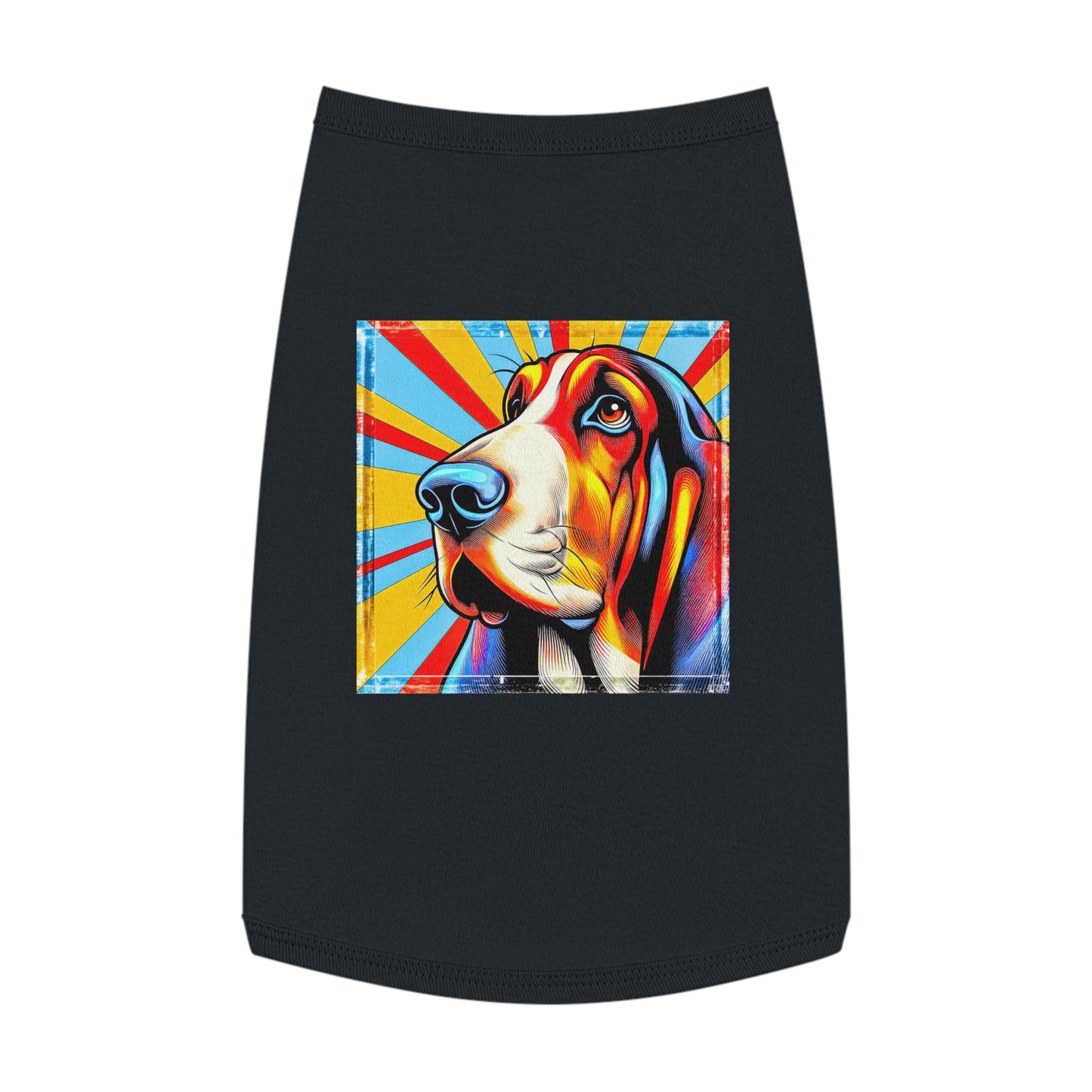 Pet Tank Top Basset Hound Pets Printify L Black