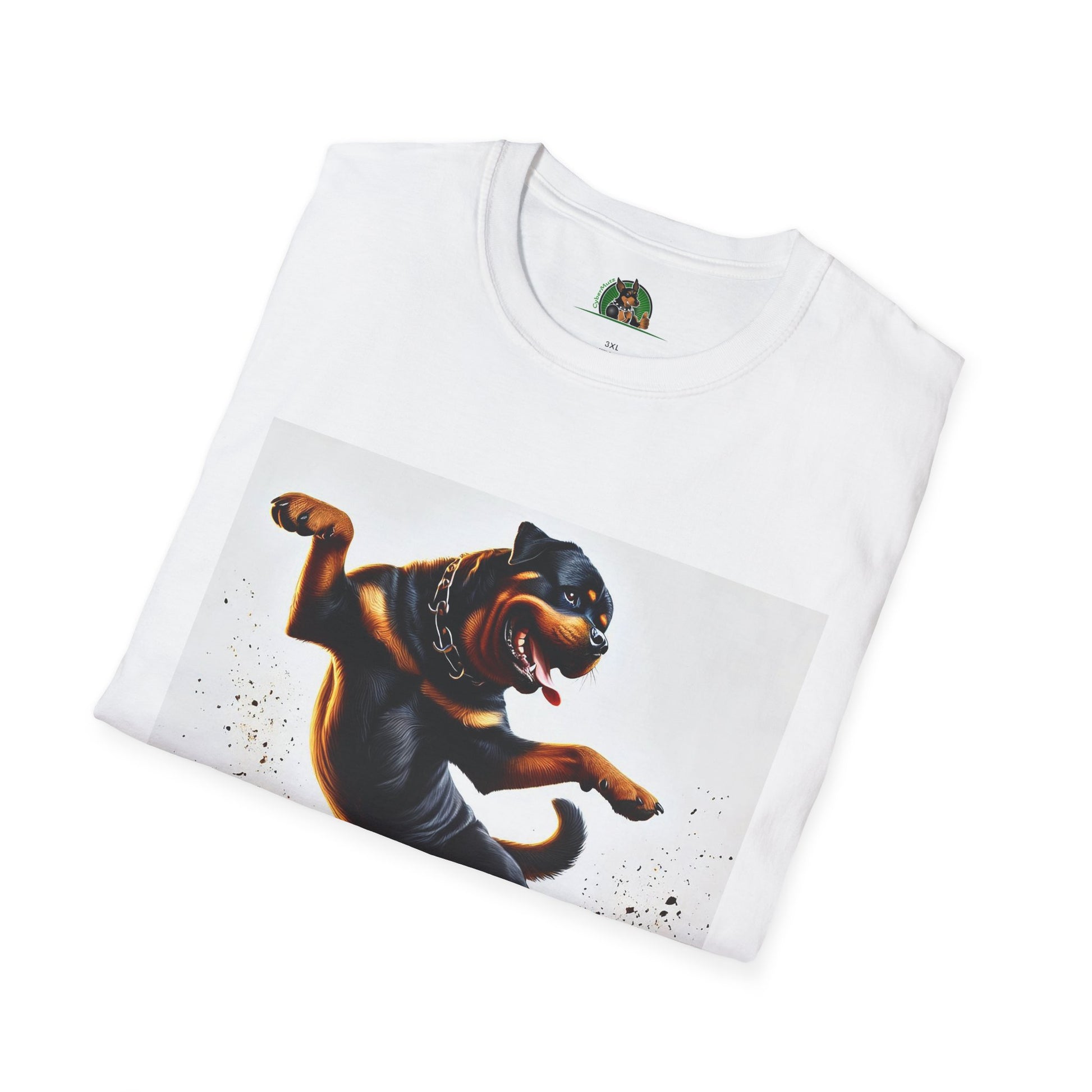 Dancing Rottweiler T-Shirt for Dog Lovers T-Shirt Printify