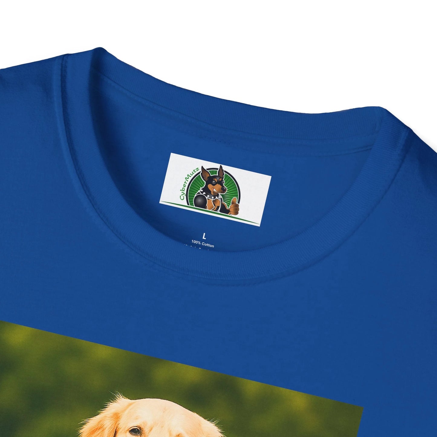 Golden Retriever Playing Soccer T-Shirt — Dog Soccer Tee Sports T-Shirt Printify