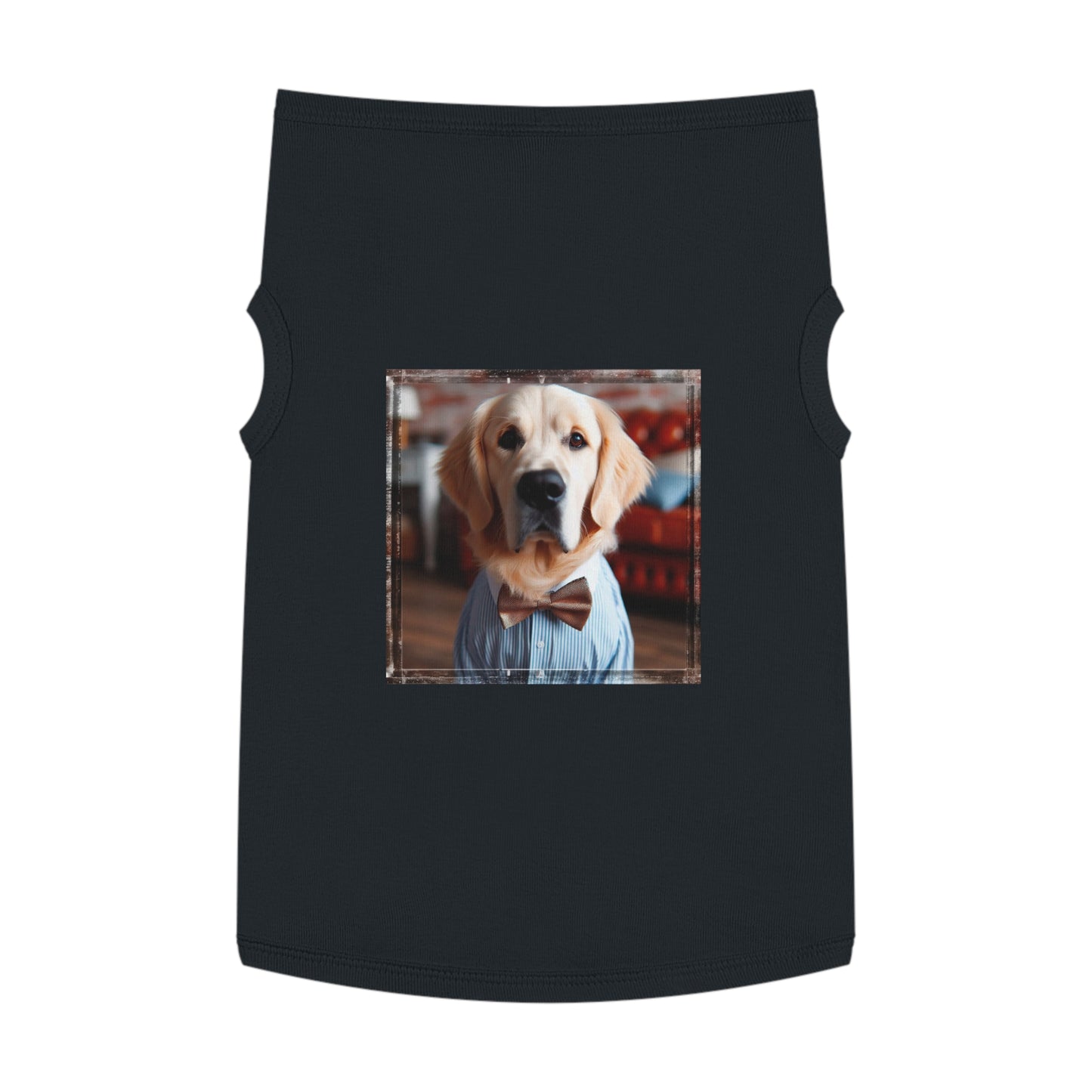 Golden Retriever pet tank top Pets Printify   