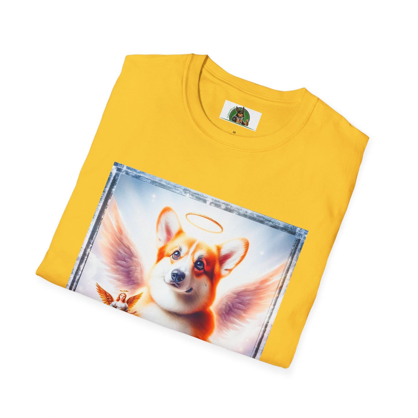 Pembroke Welsh Corgi heaven and clouds