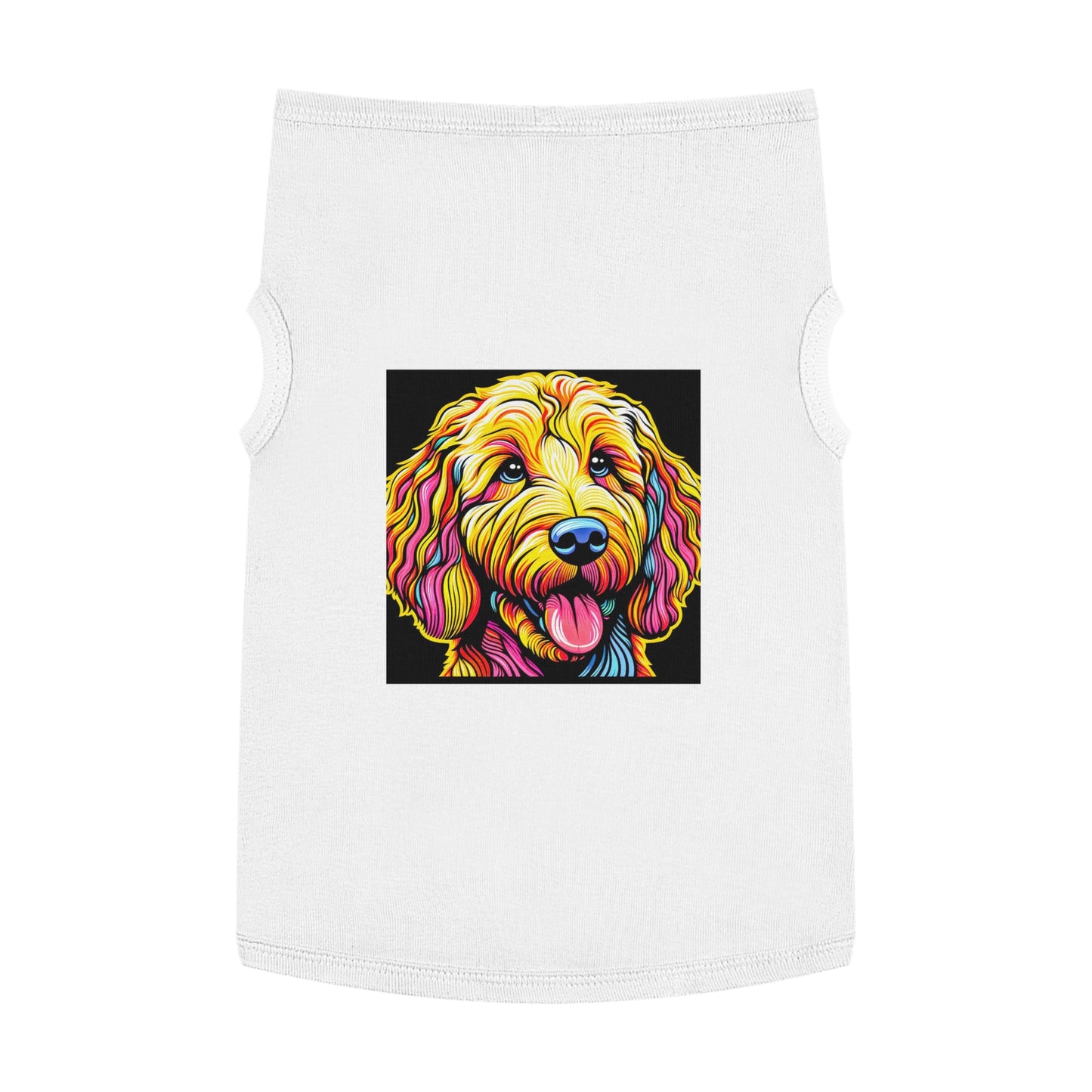 Pet Tank Golden Doodle Pets Printify XL White 