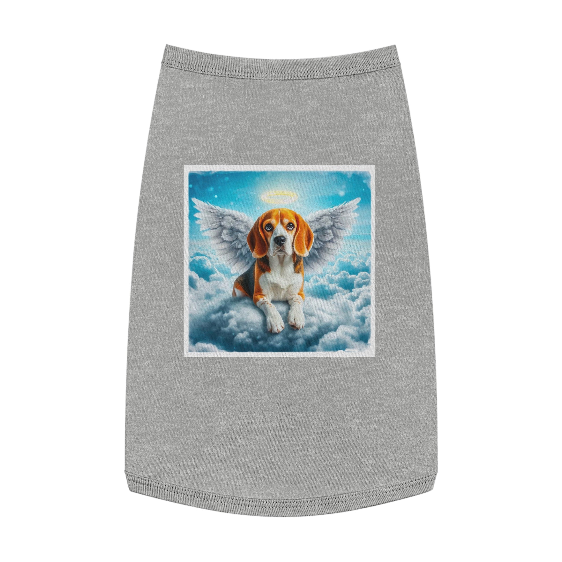 Pet Tank Top Beagle Angel Pets Printify   