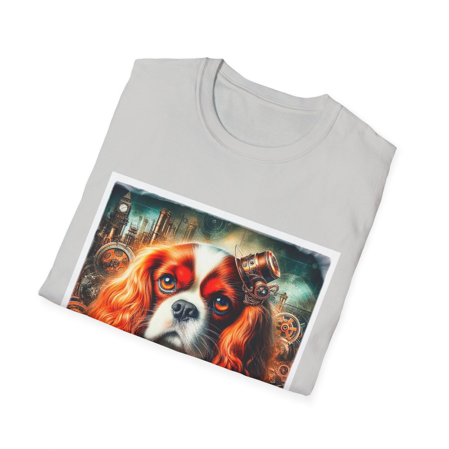 Cavalier King Charles Spaniel Steampunk Dog T-Shirt